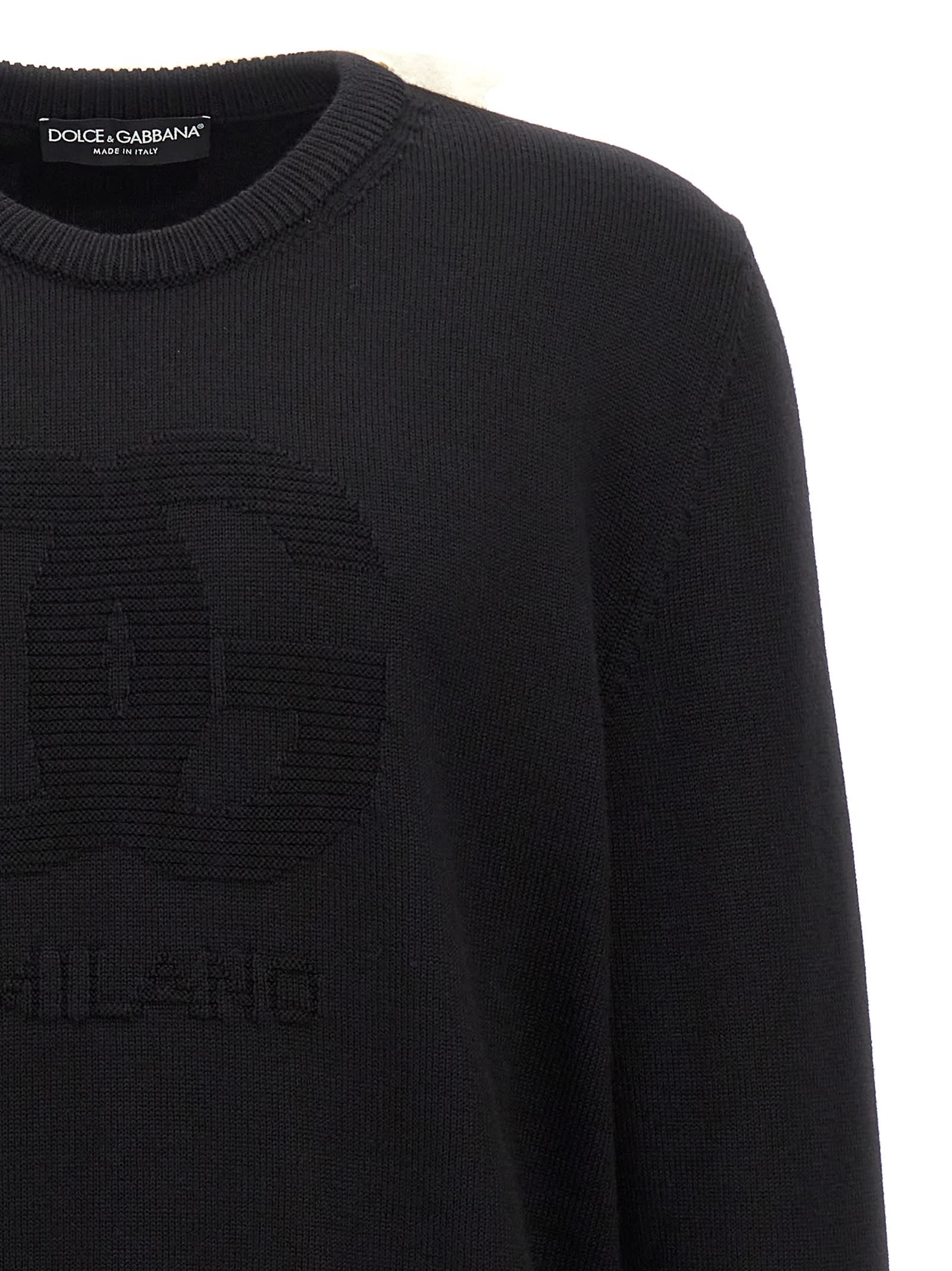 Dolce & Gabbana Regular Fit Wool T-shirt Size 50 It In Black