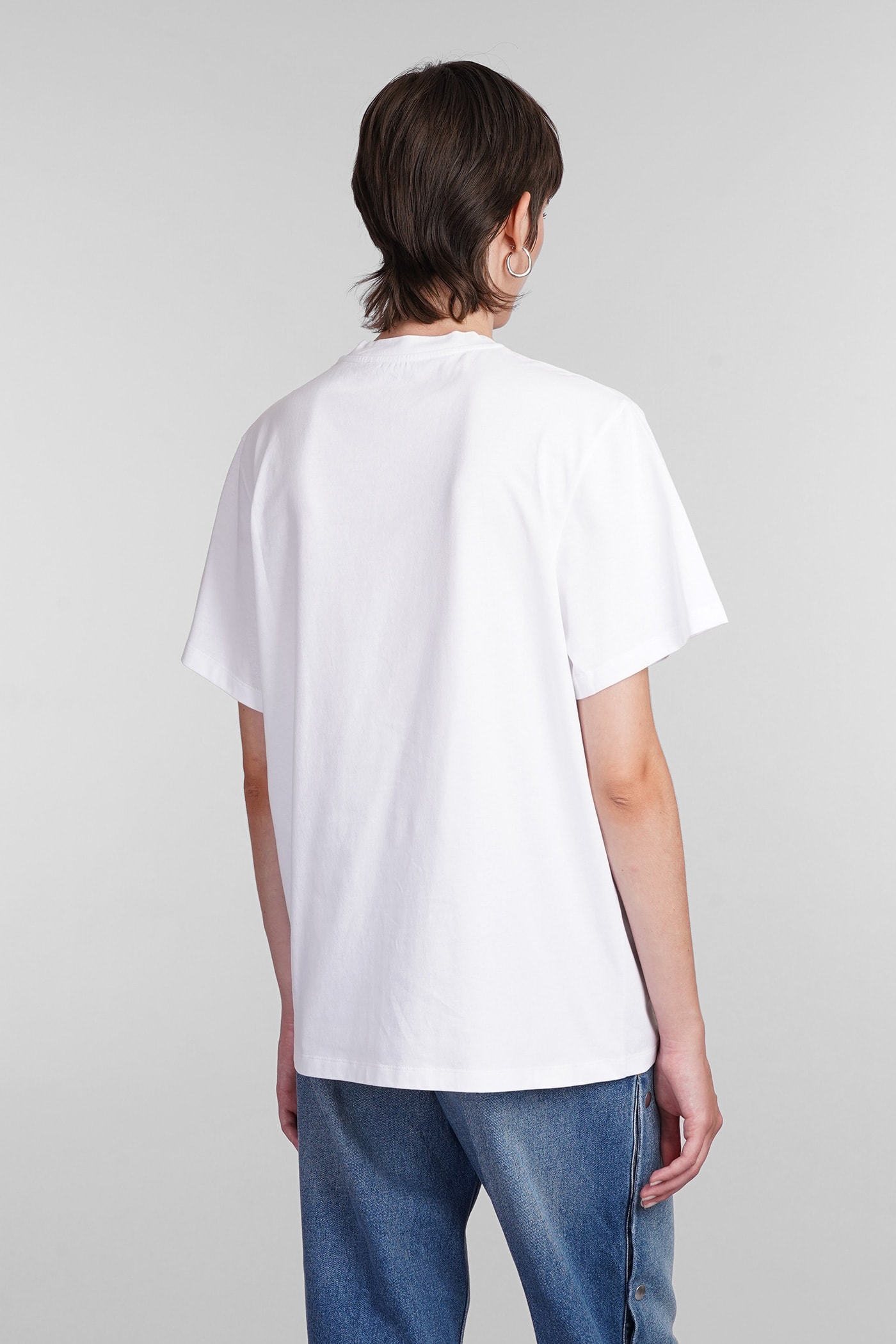 Shop Stella Mccartney T-shirt In White Cotton