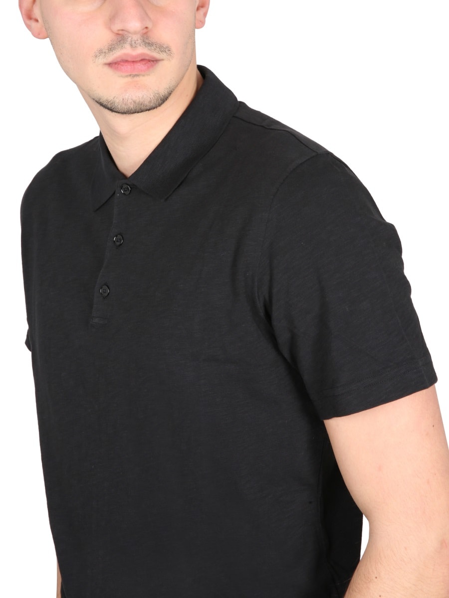 Shop Theory Polo Regular Fit In Black