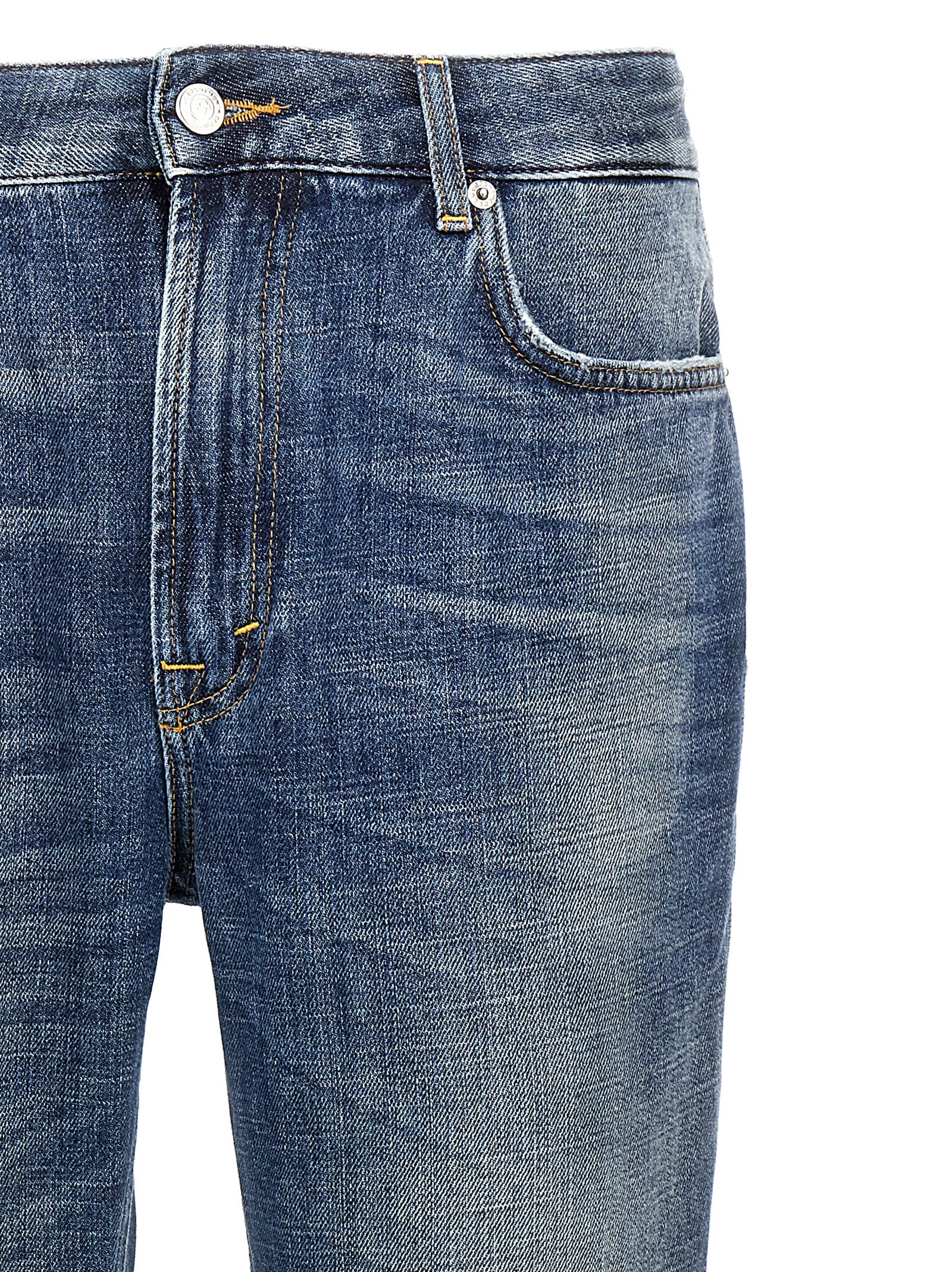 Department Five Department 5 Man Jeans Blue Size 34 Cotton, Elastane In Blue