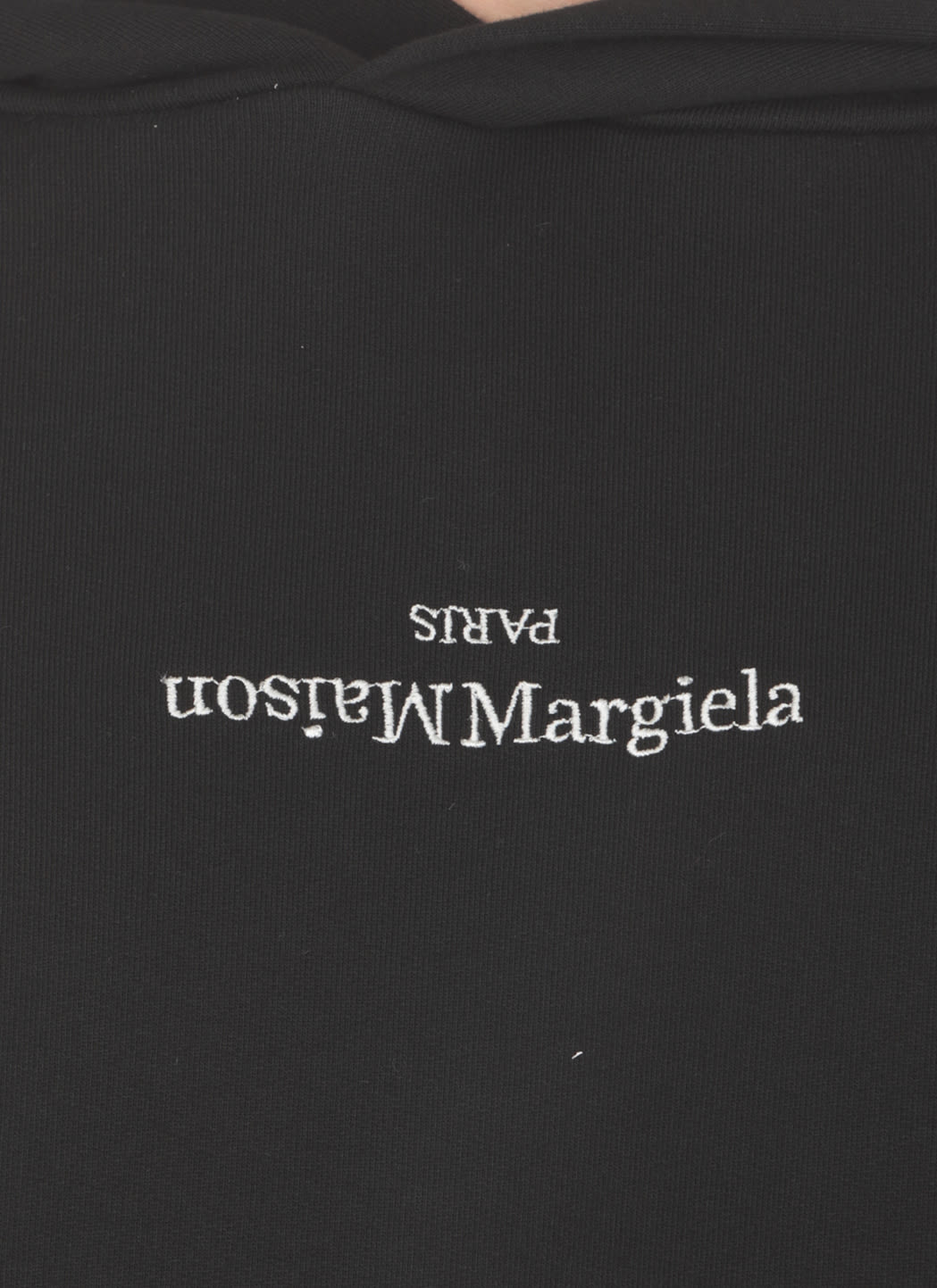 Shop Maison Margiela Hoodie With Logo In Black