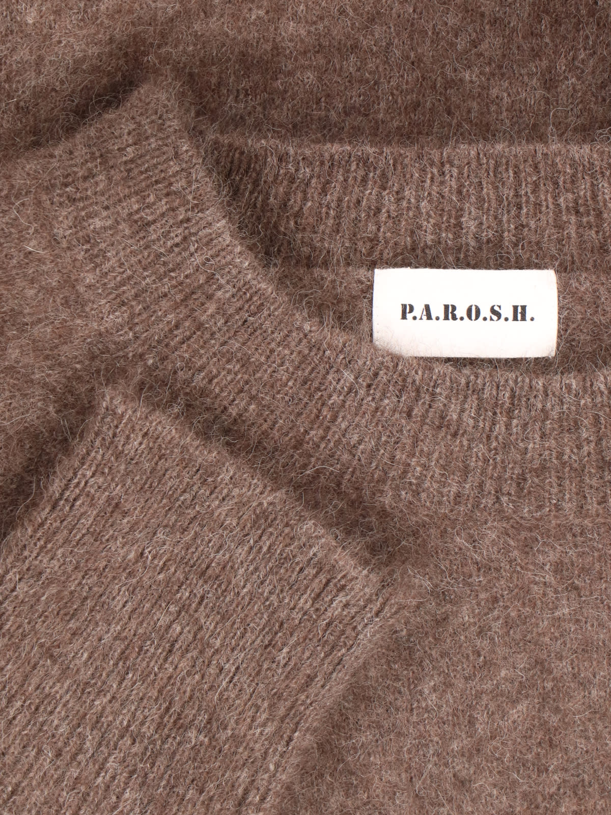 P.a.r.o.s.h Crewneck Sweater In Brown