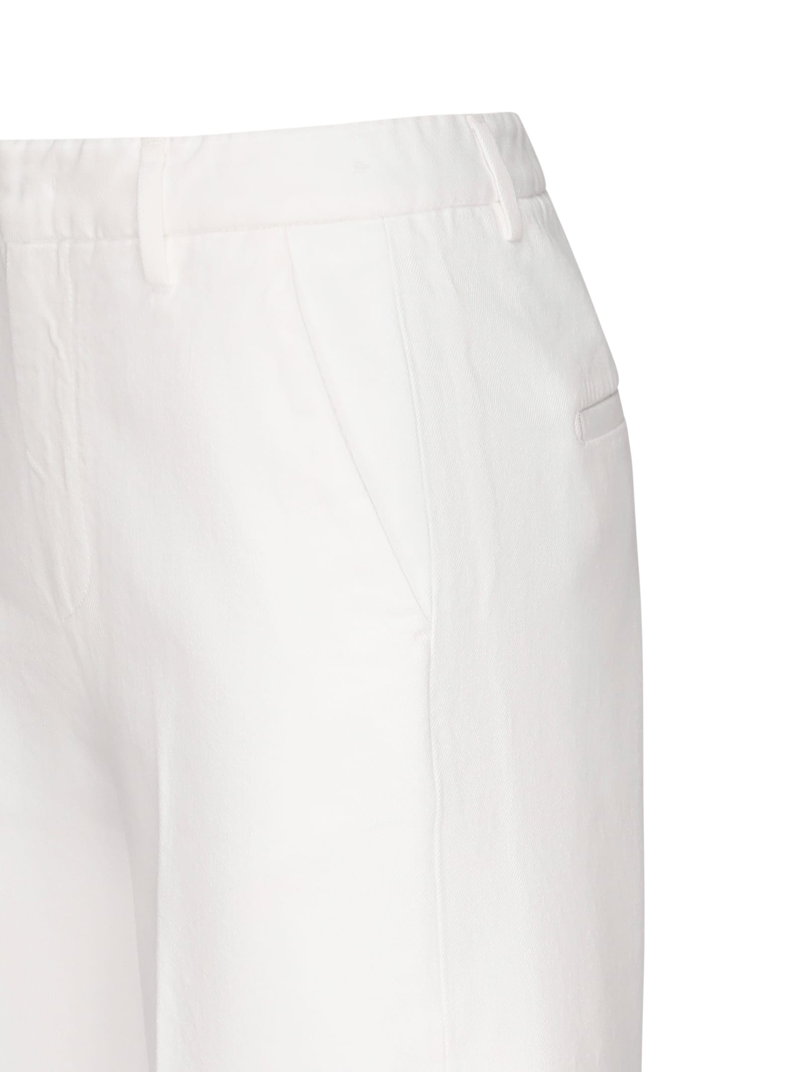 Dondup Bermuda Nita In Jersey In White