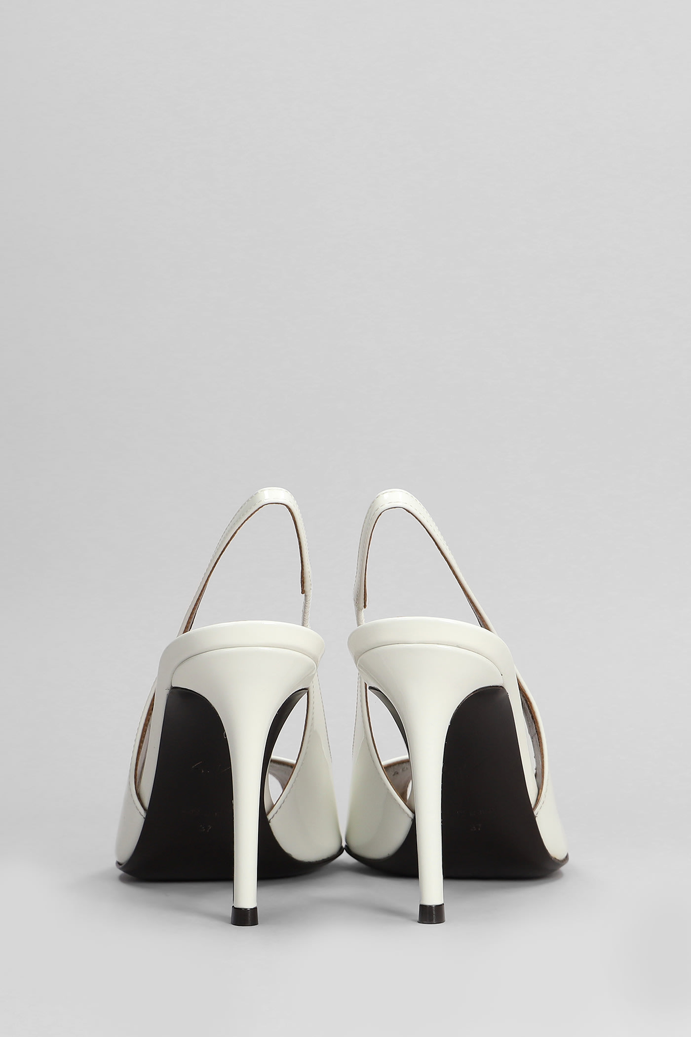 Giuseppe Zanotti Intriigo Open Toe 90 In White