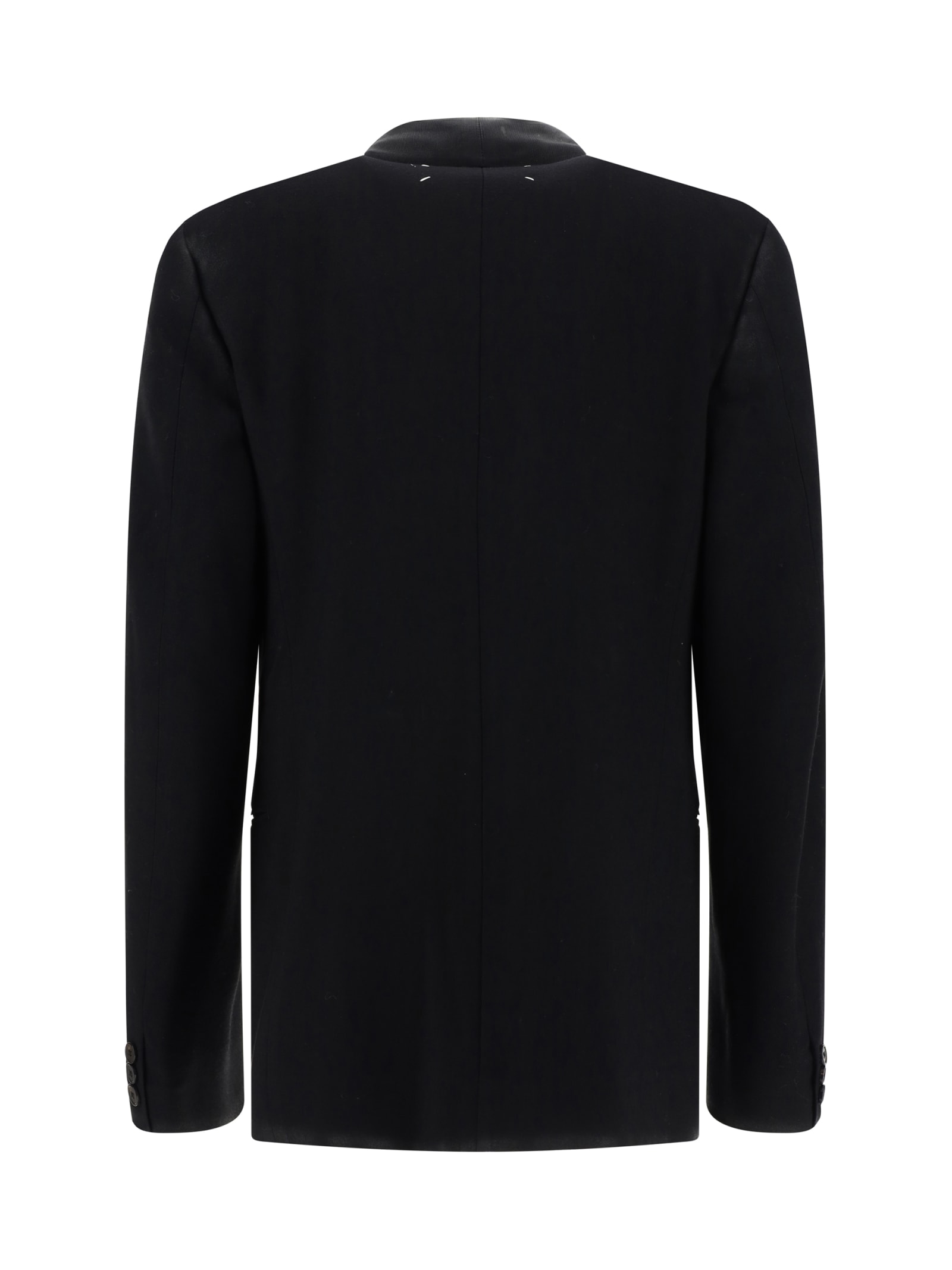 Shop Maison Margiela Blazer Jacket In Black