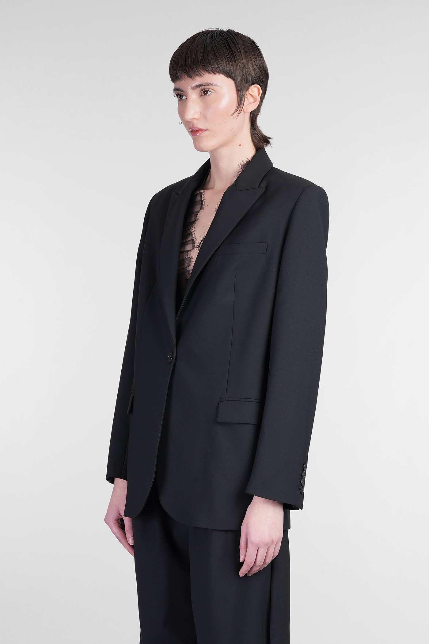 Iro Chalan Blazer In Black Polyester