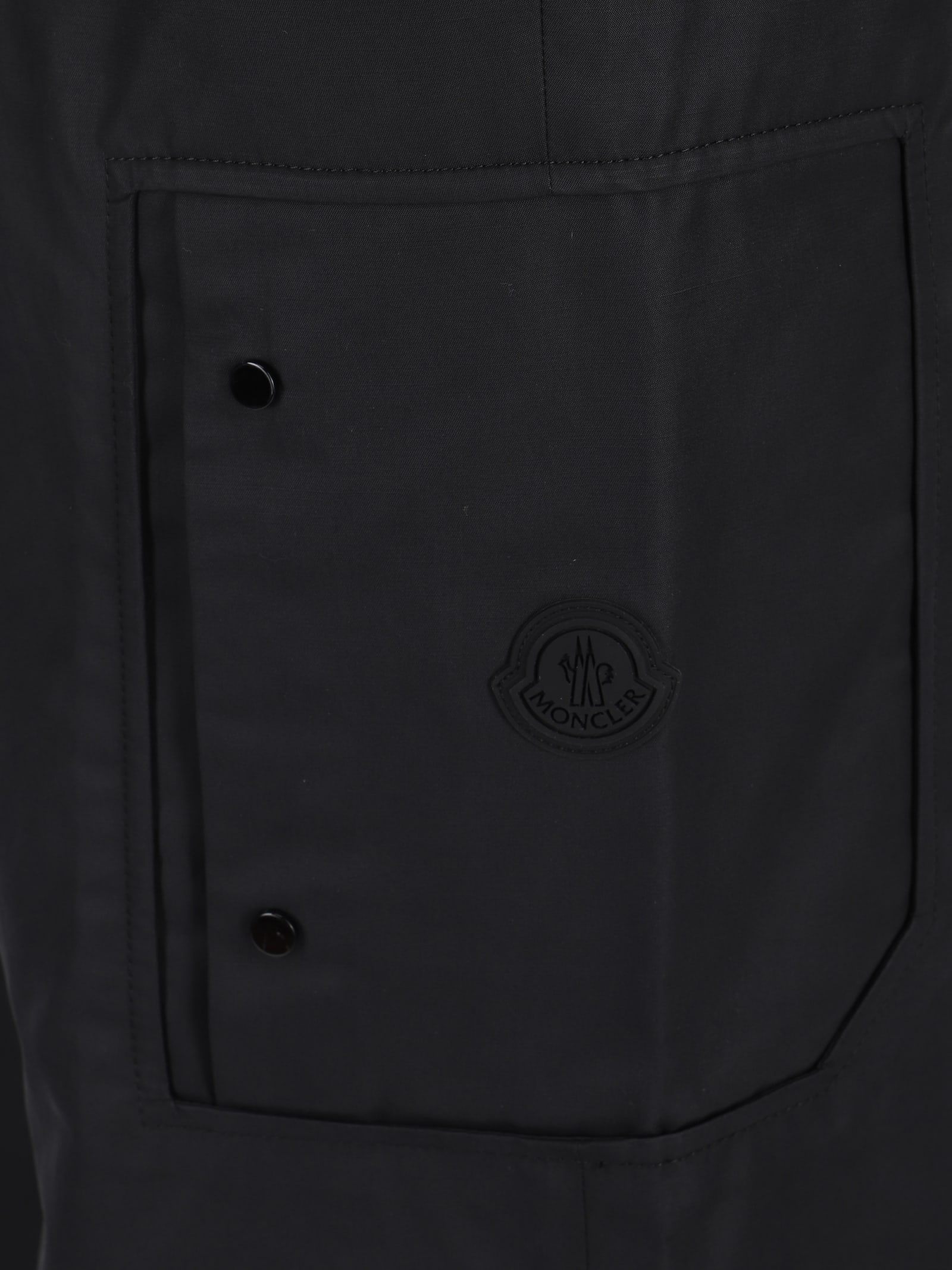 Shop Moncler Pants In 999