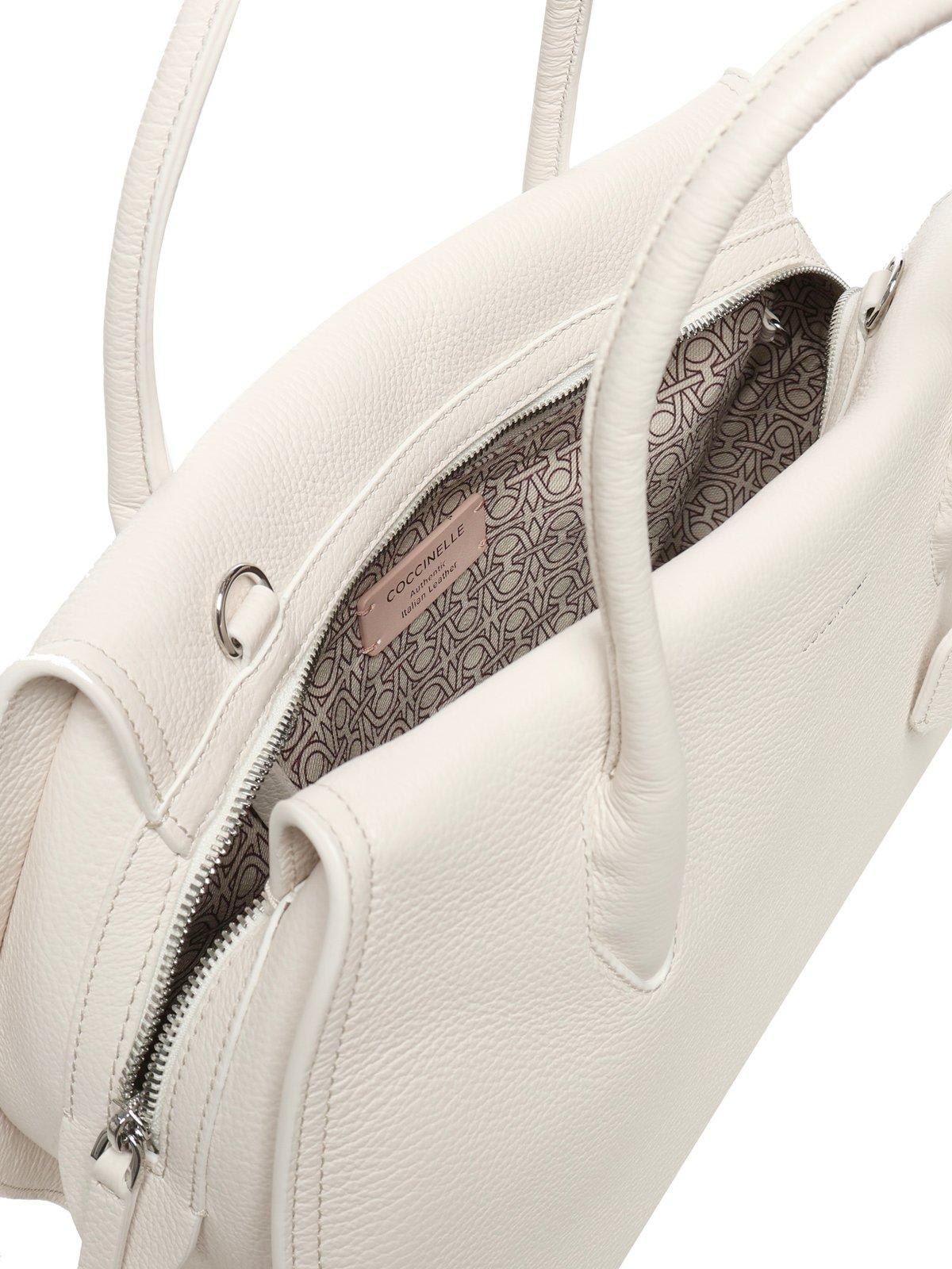 COCCINELLE LORD LOGO PRINTED LARGE TOTE BAG