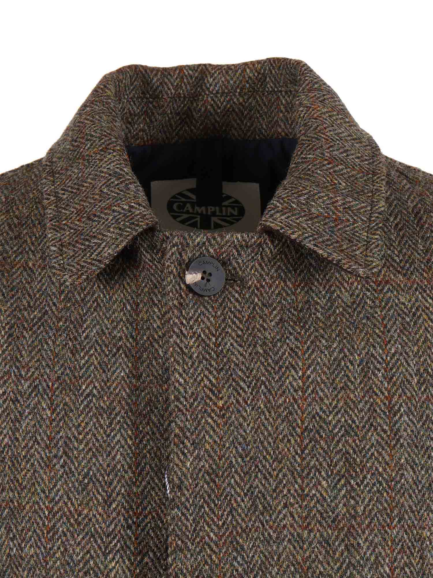 Camplin Single-breasted Coat In Brown