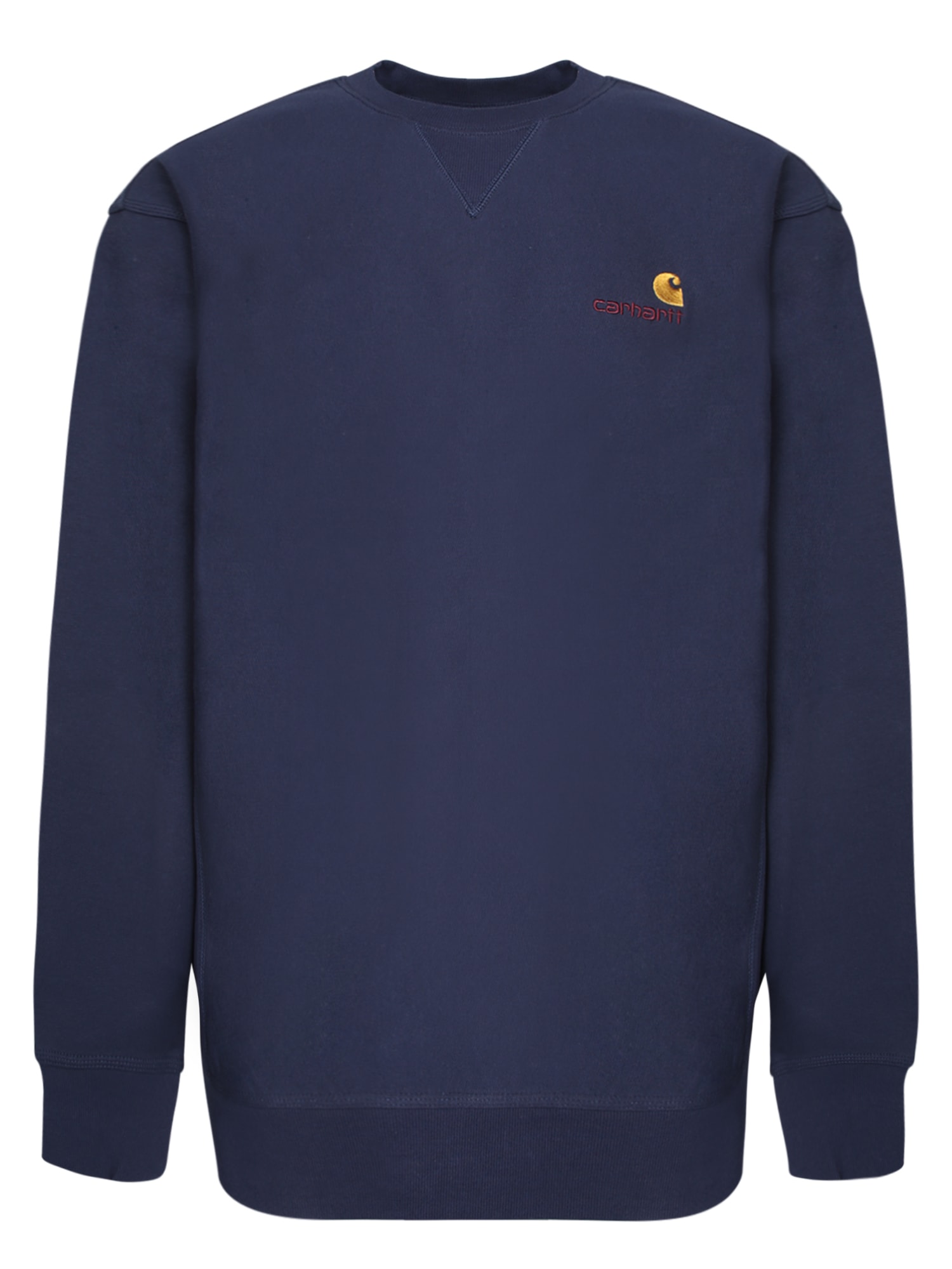 Shop Carhartt Script Blue Sweatshirt