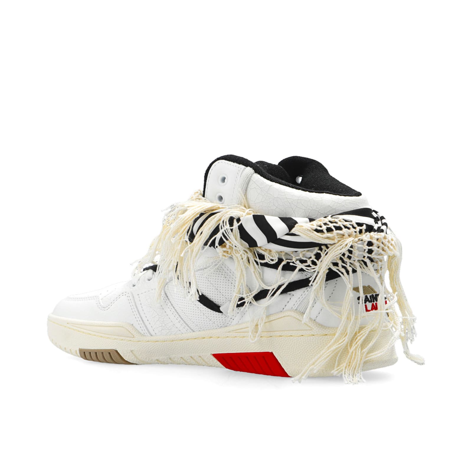 Saint Laurent Smith Leather Sneakers In White