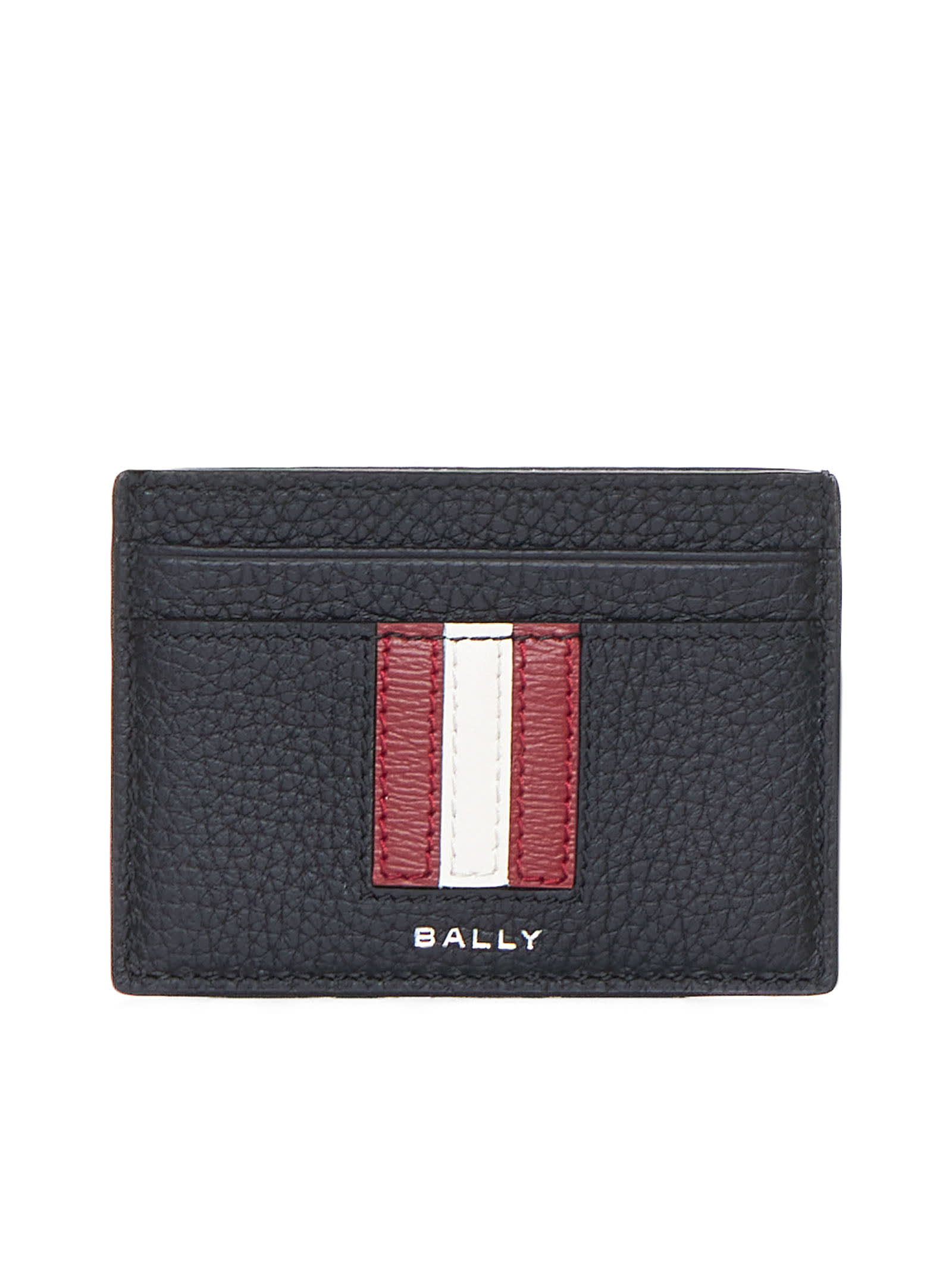 Shop Bally Wallet In Whiteblack/red+pall