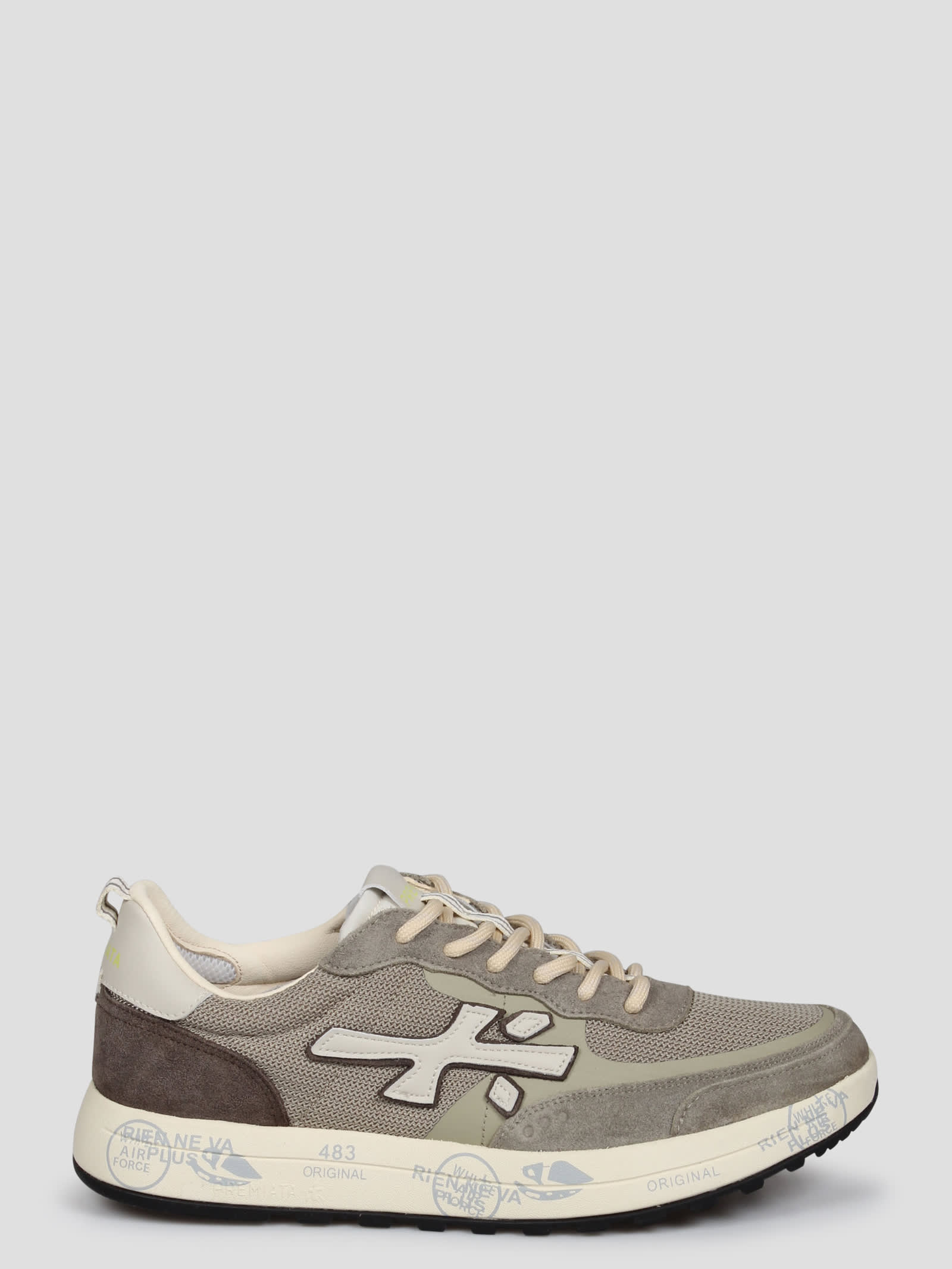Shop Premiata Nous Sneakers In Grey