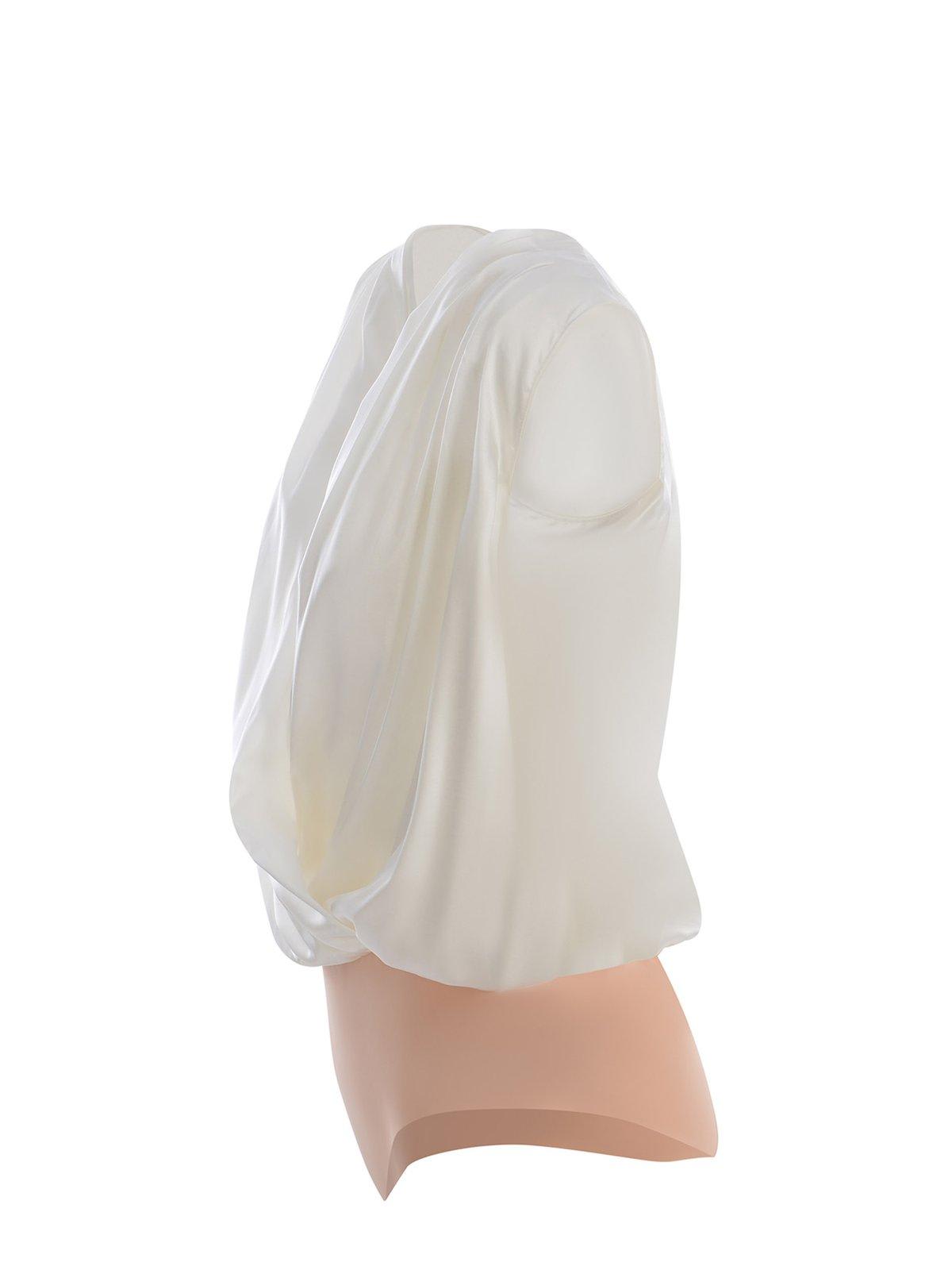 Shop Pinko Ines V-neck Bodysuit In White