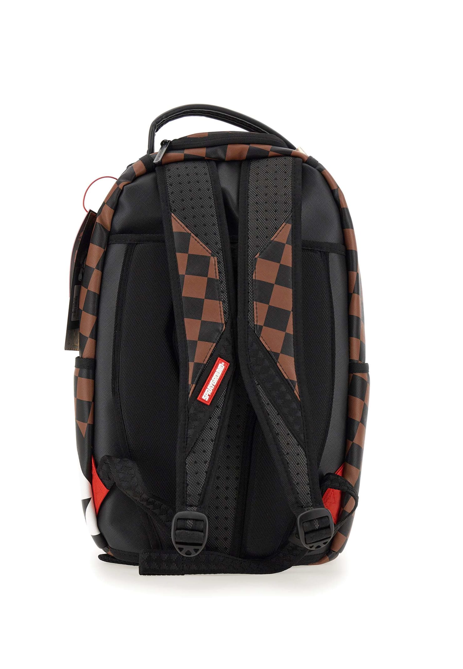 Shop Sprayground Hangover Vegan Leather Backpack In Black/brown