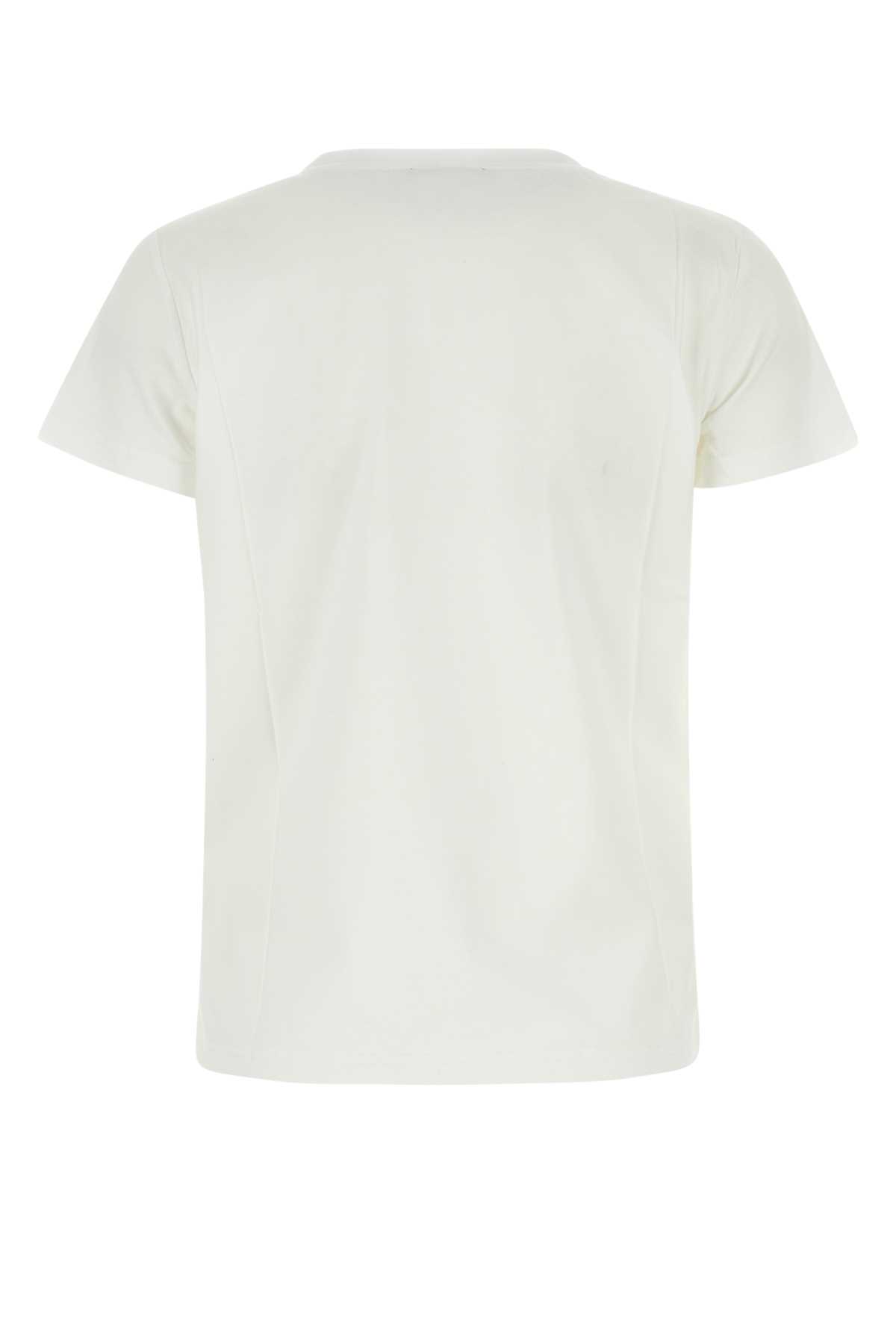 Apc White Cotton Item T-shirt