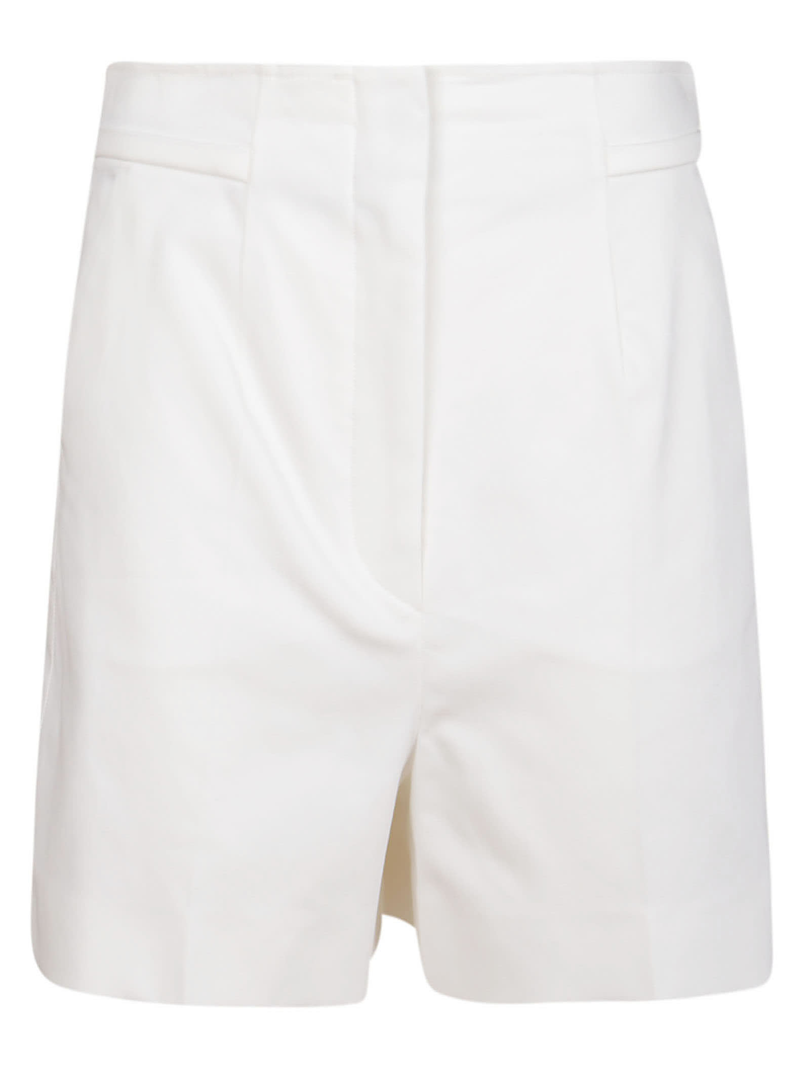 Max Mara White Cotton Shorts
