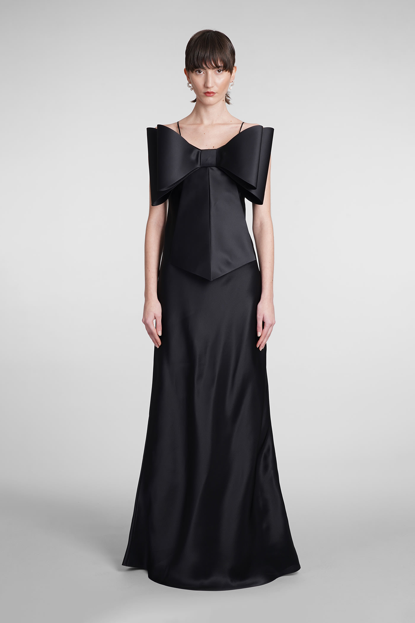 Mach &amp; Mach Dress In Black Silk