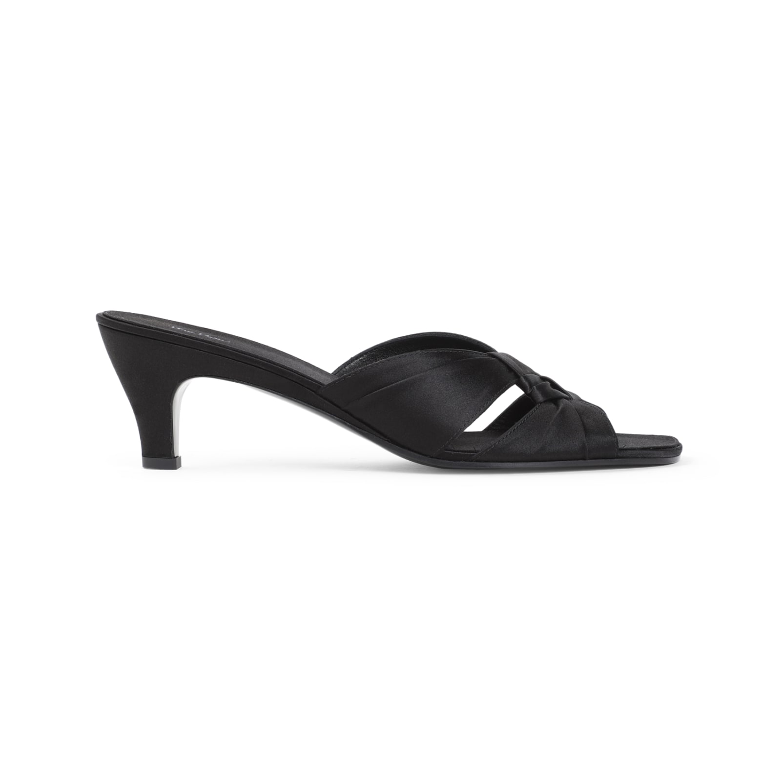 Shop The Row Soft Knot Sandals In Blk Black