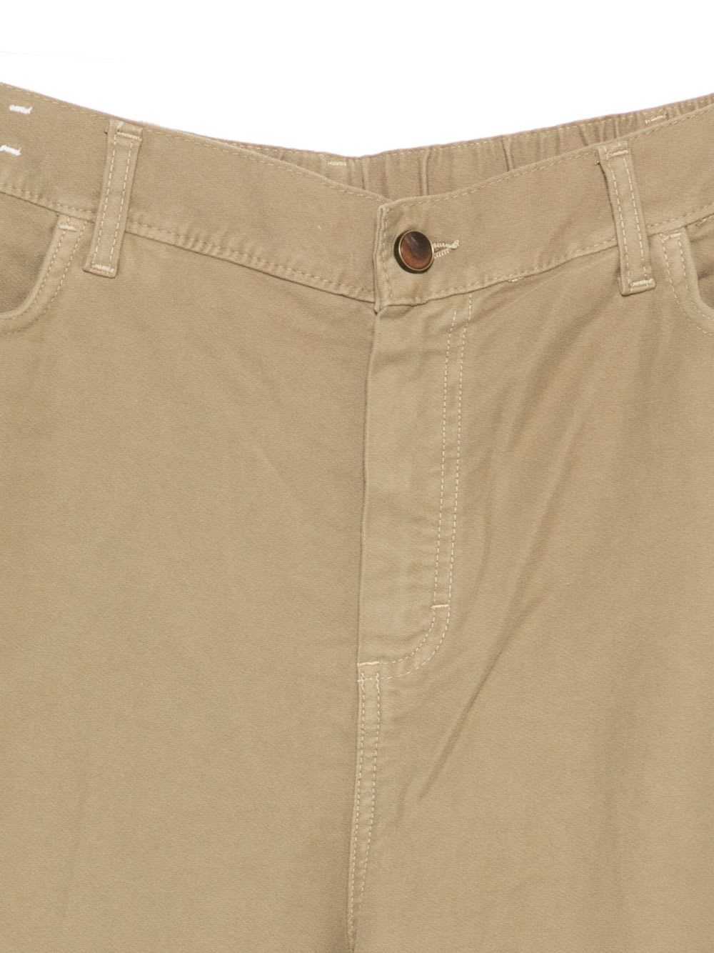 Alysi Belt Loop Casual Pants In Gray