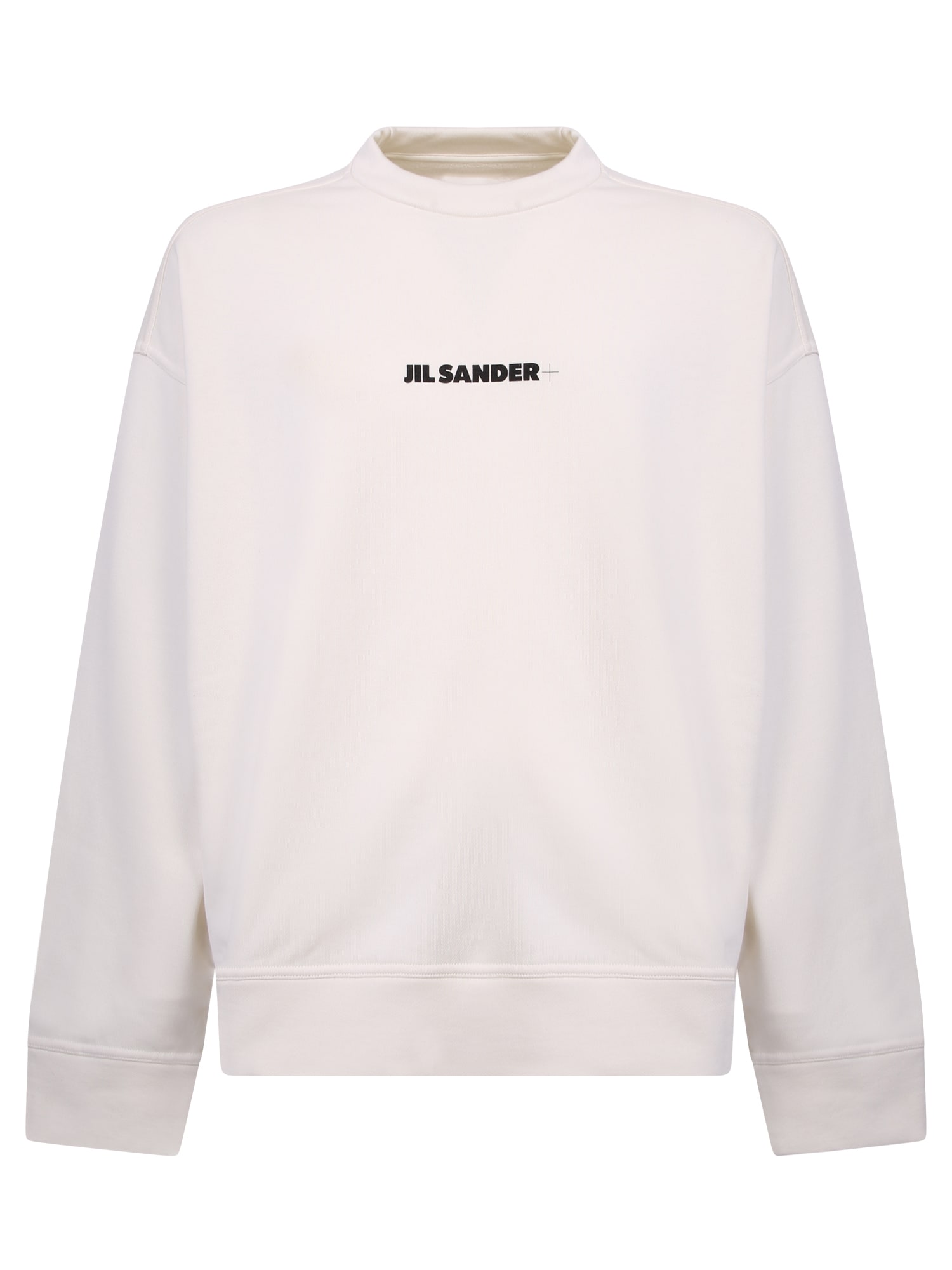 Jil Sander Off-white Oversized Logo Sweatshirt
