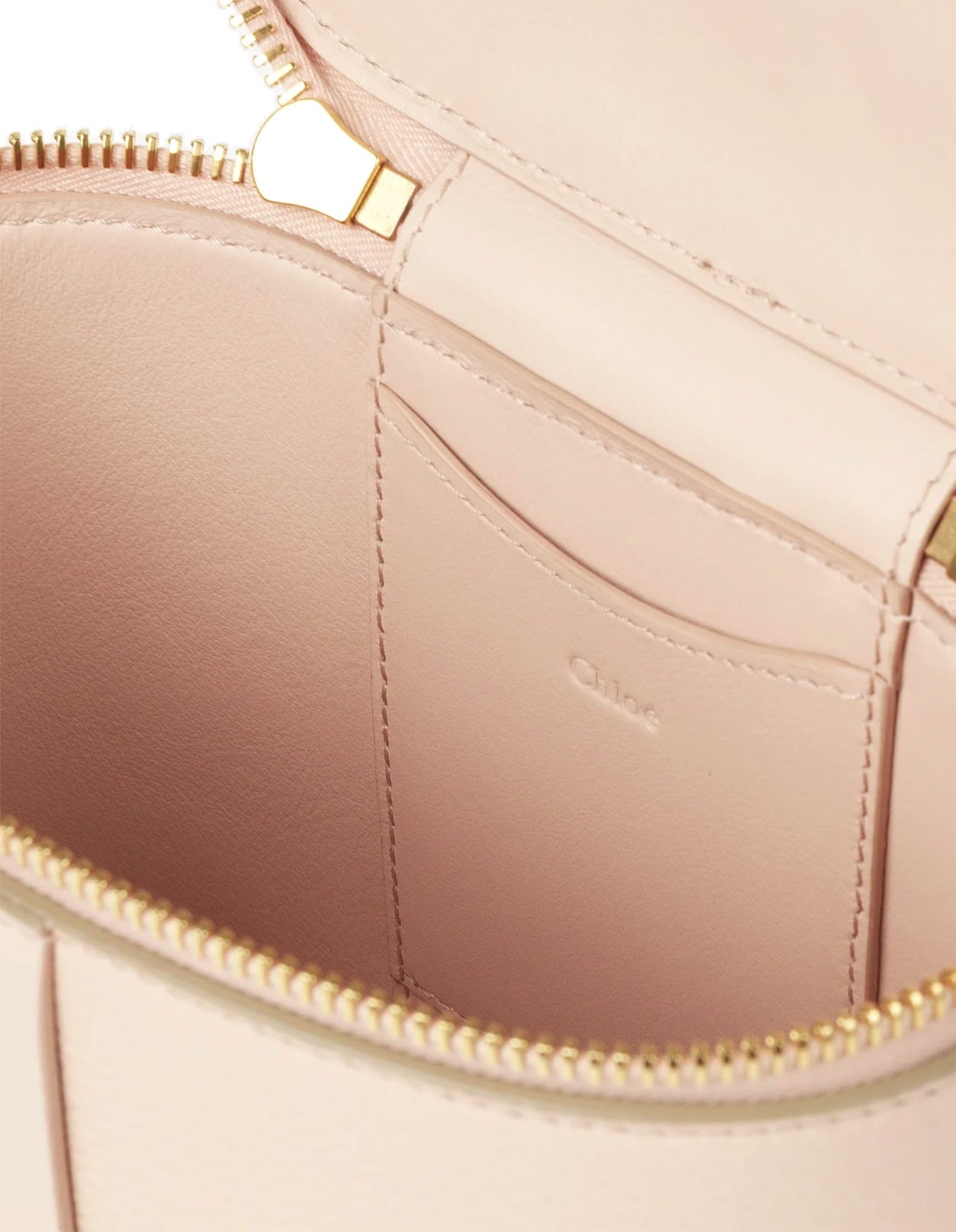 Shop Chloé Cement Pink Mini Marcie Vanity Bag