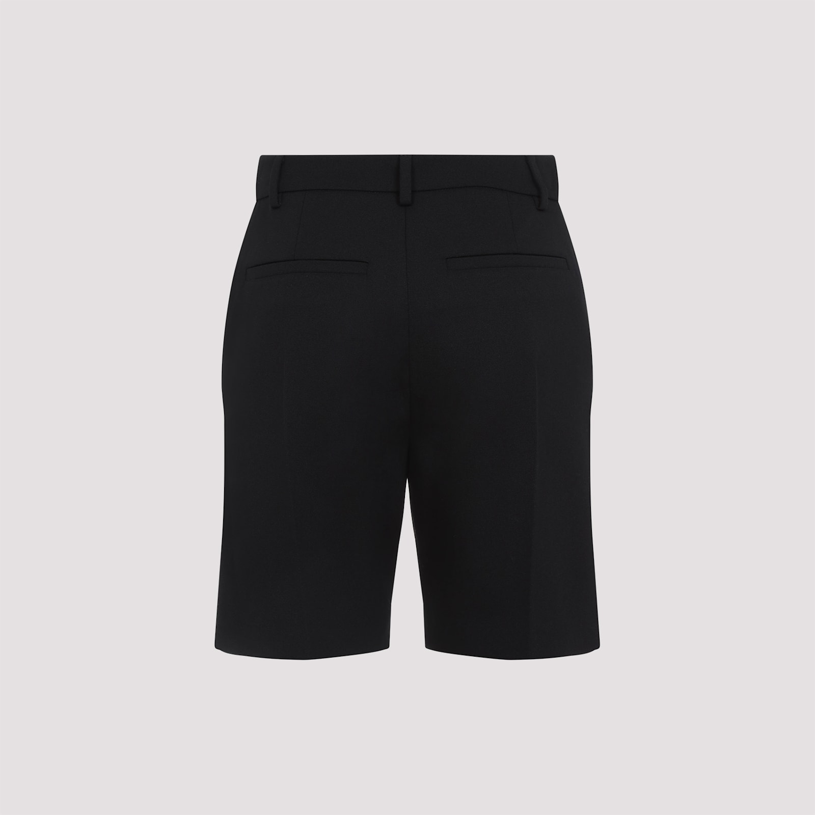 Shop Valentino Grisaille Bermuda Shorts In No Nero