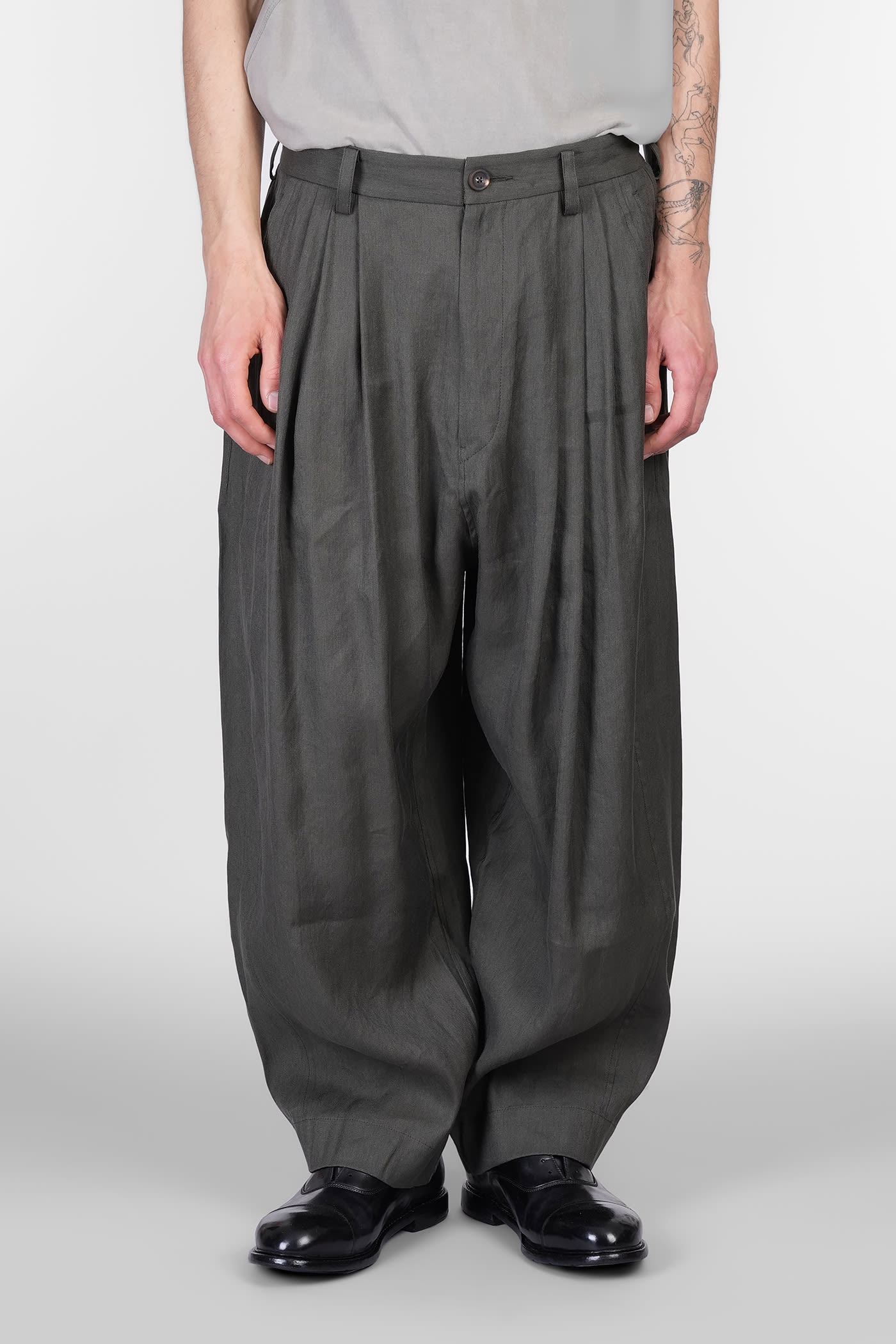 Pants In Green Chanvre