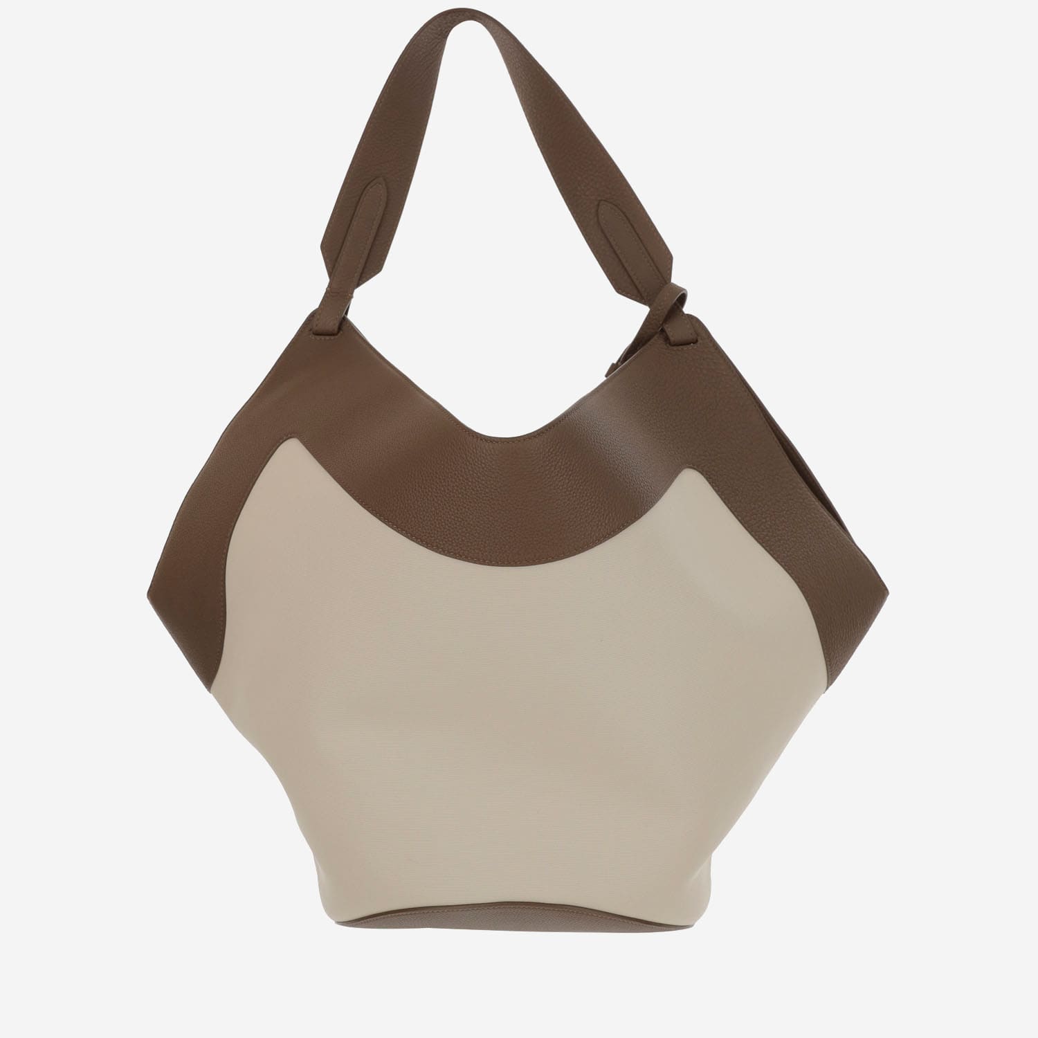 Khaite Medium Lotus Tote Bag In Neutral