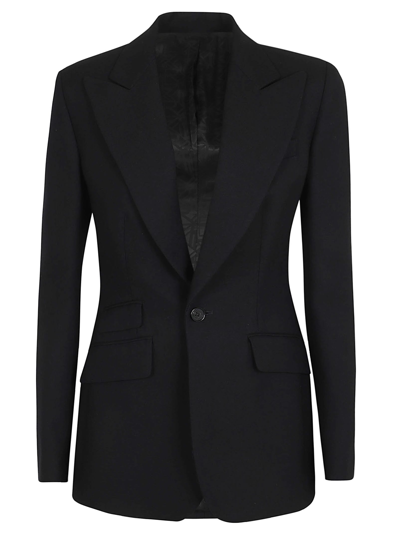 Shop Ralph Lauren Hardison-blazer In Black