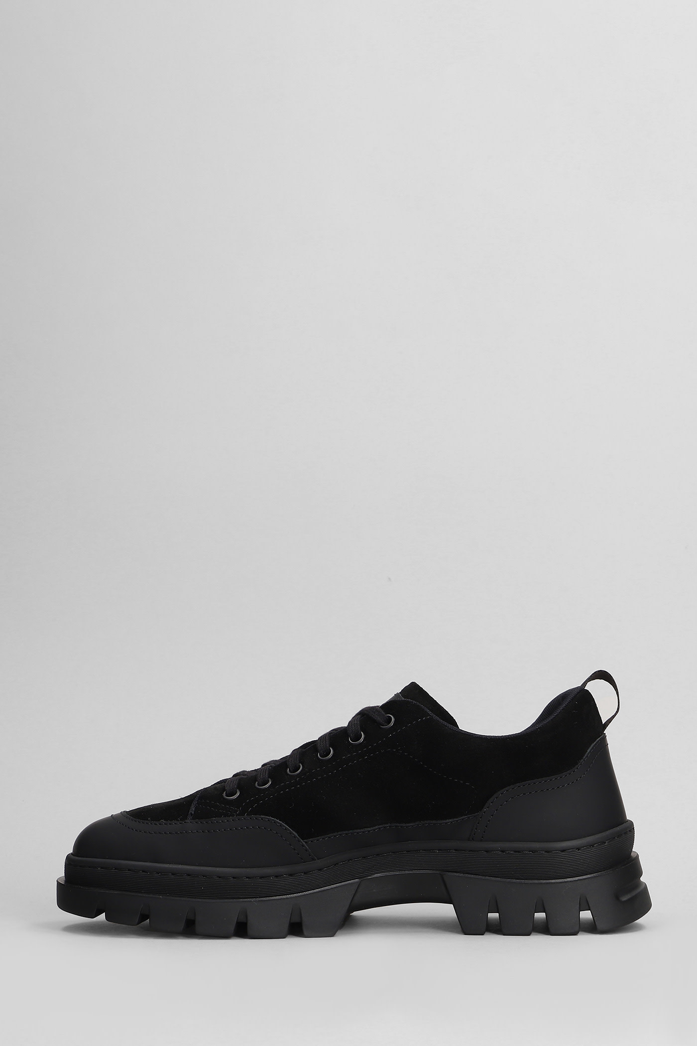 Shop Henderson Baracco Sneakers In Black Suede