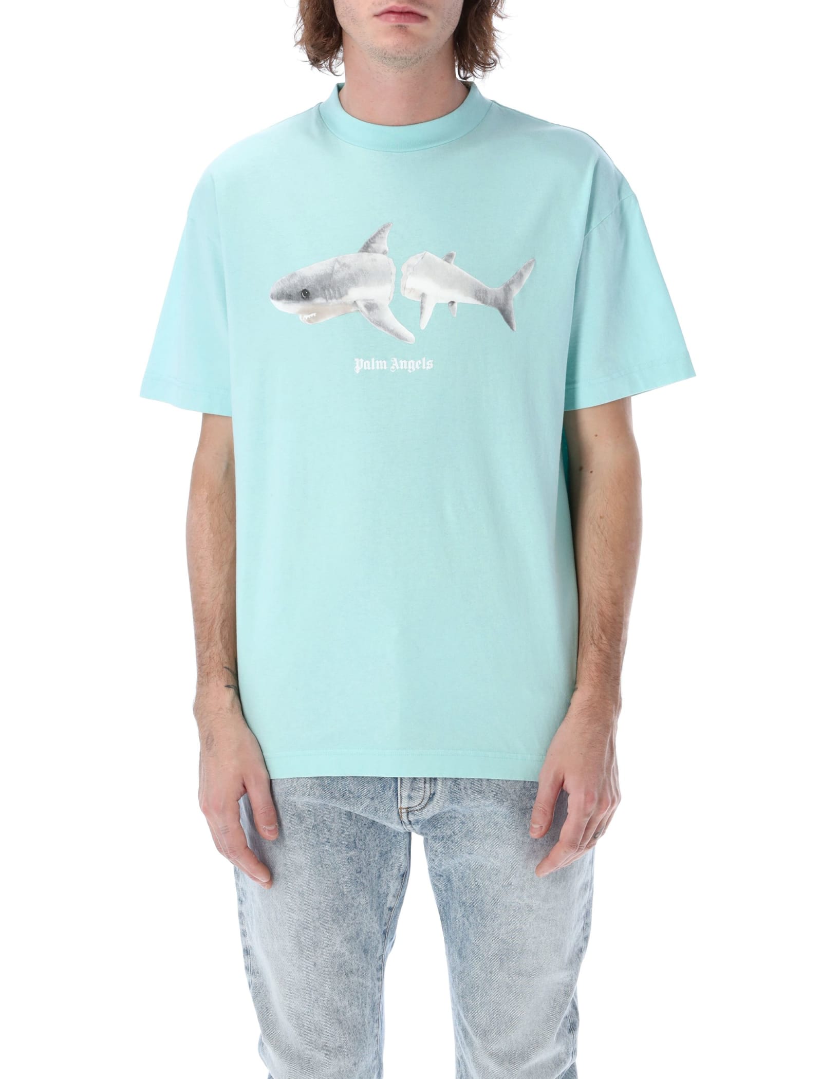 Palm Angels White Shark Classic T-shirt