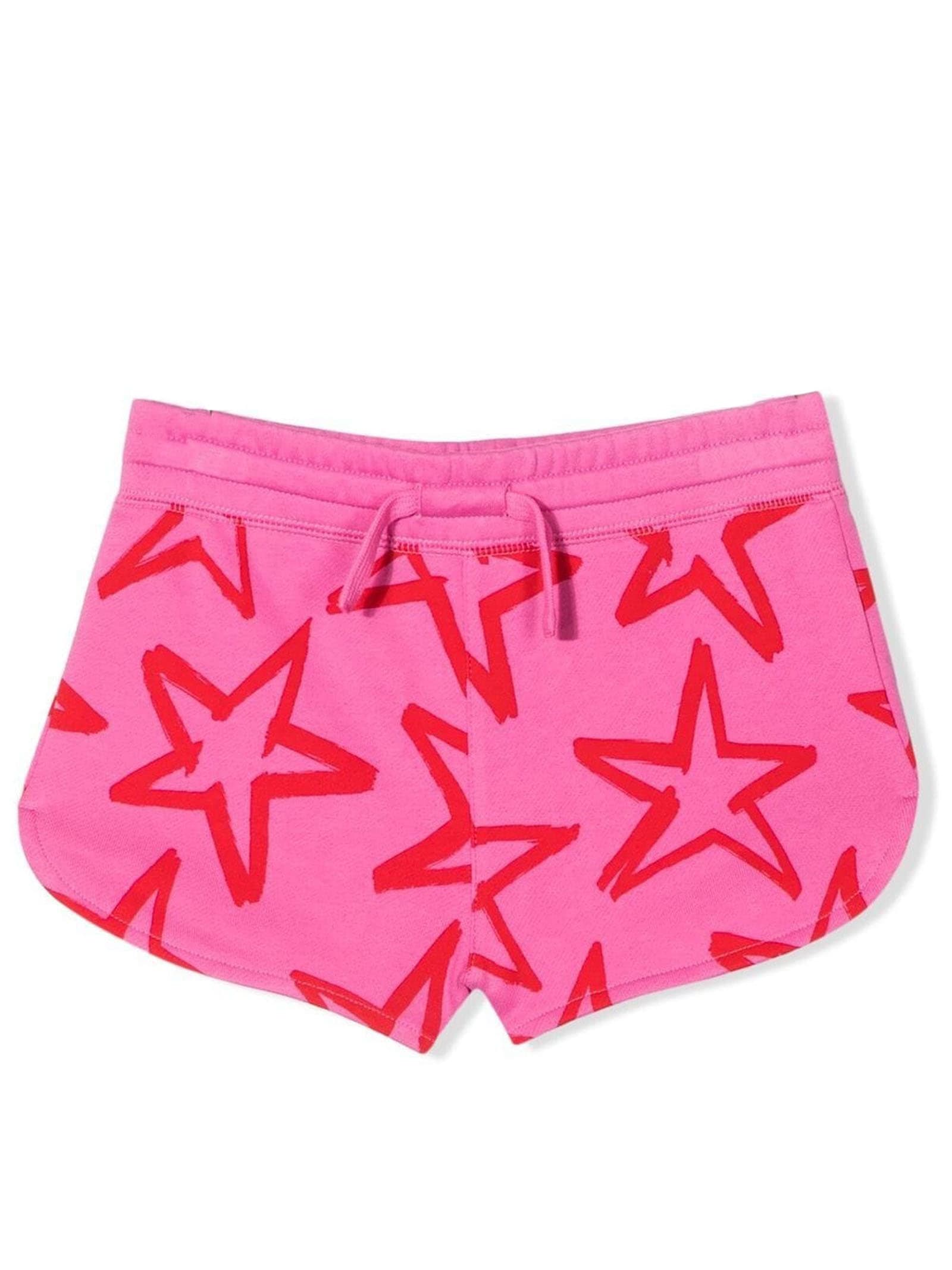 Stella McCartney Kids Pink Cotton Shorts