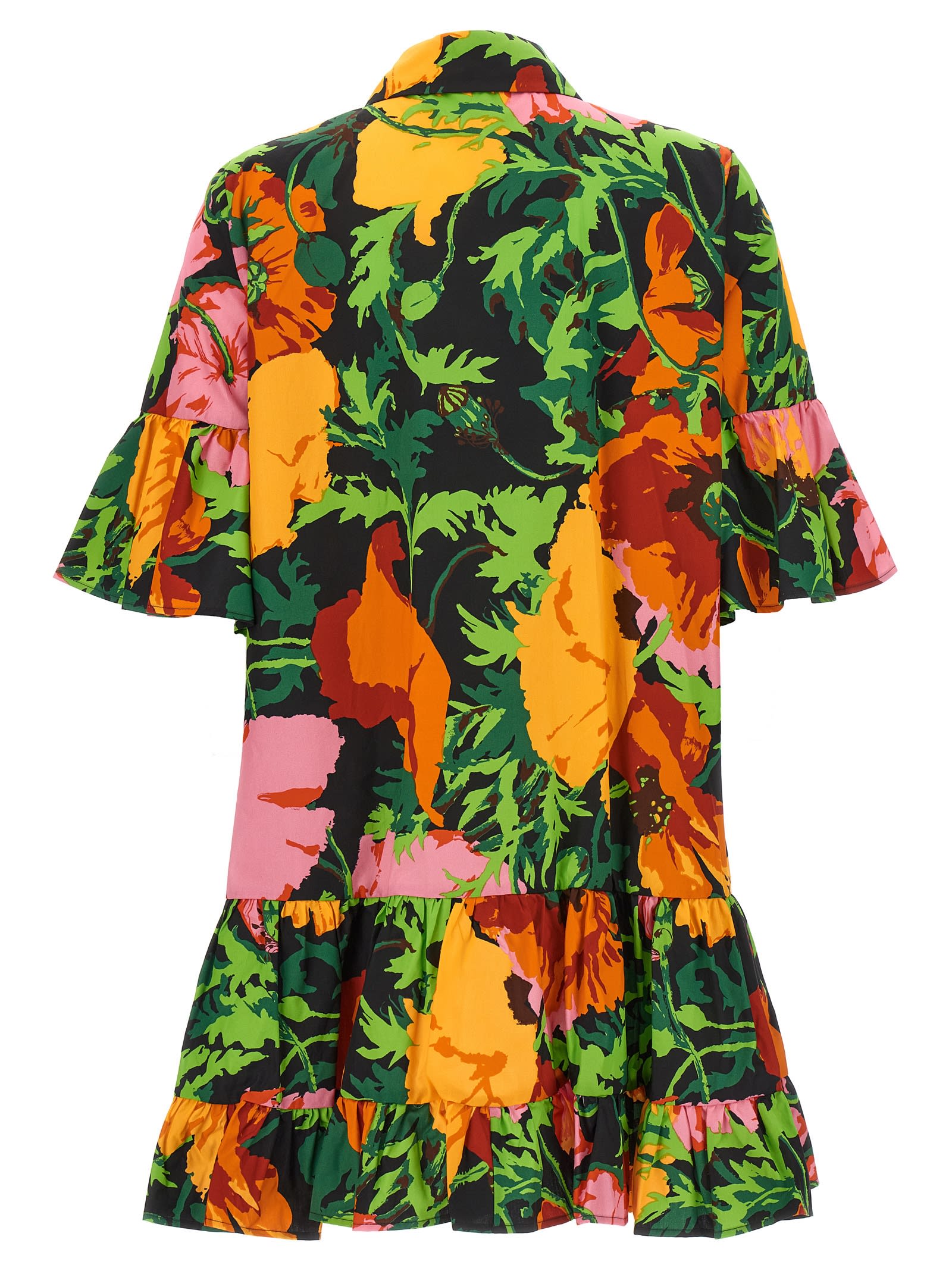 Shop La Doublej Choux Dress In Multicolor