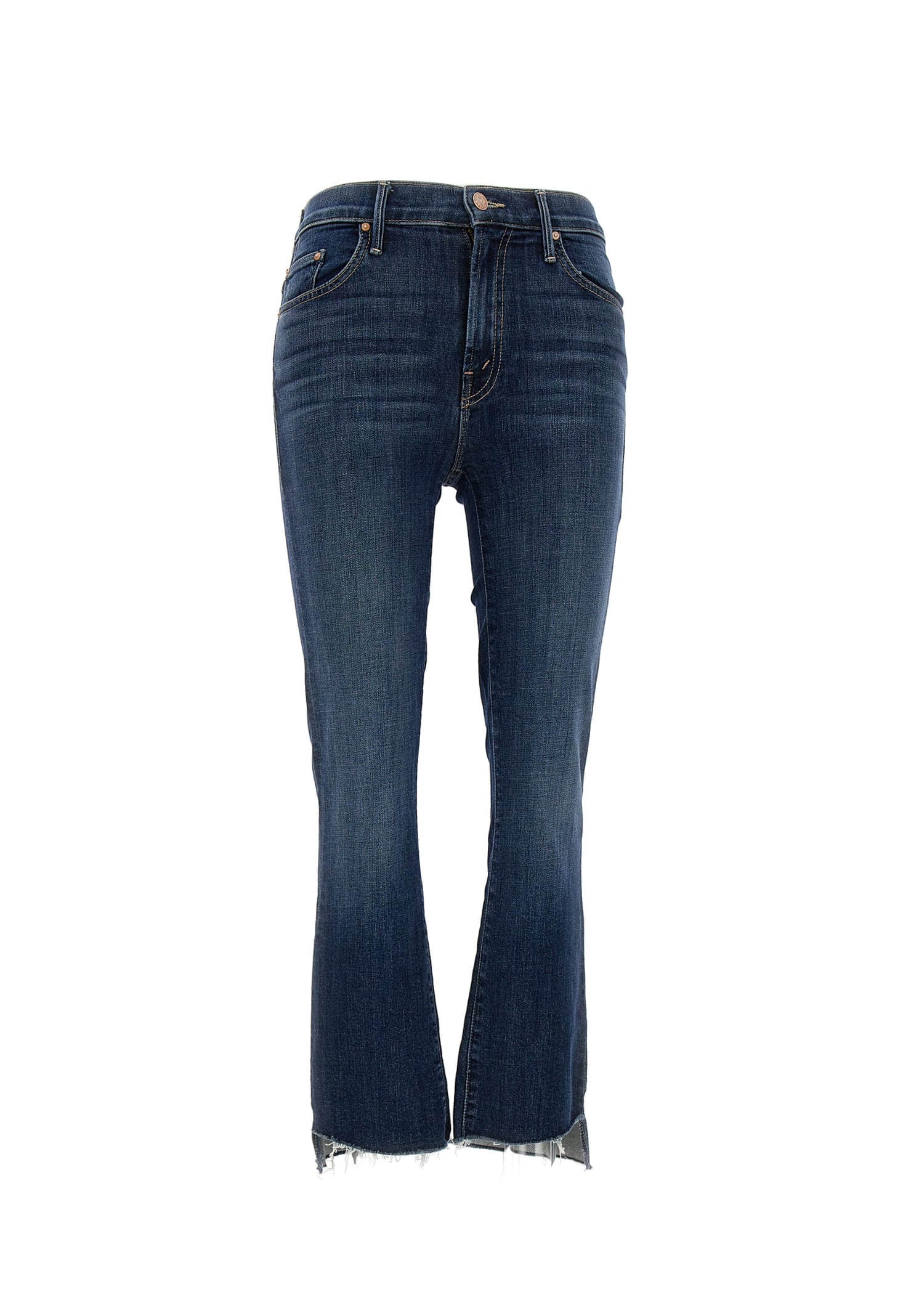 MOTHER MOTHER THE INSIDER CROP STEP FRAY JEANS
