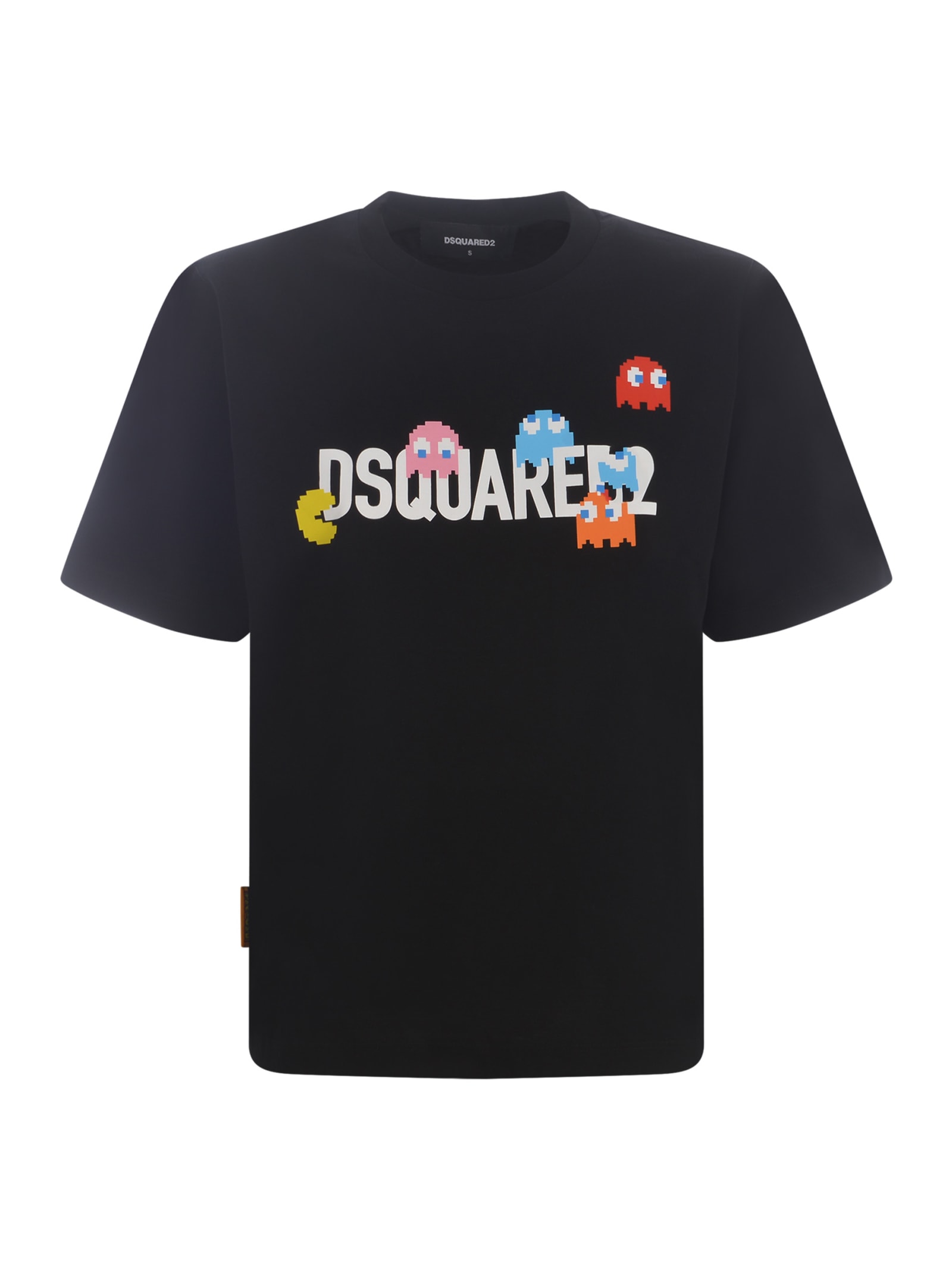 DSQUARED2 T-SHIRT DSQUARED2 PAC MAN IN COTTON