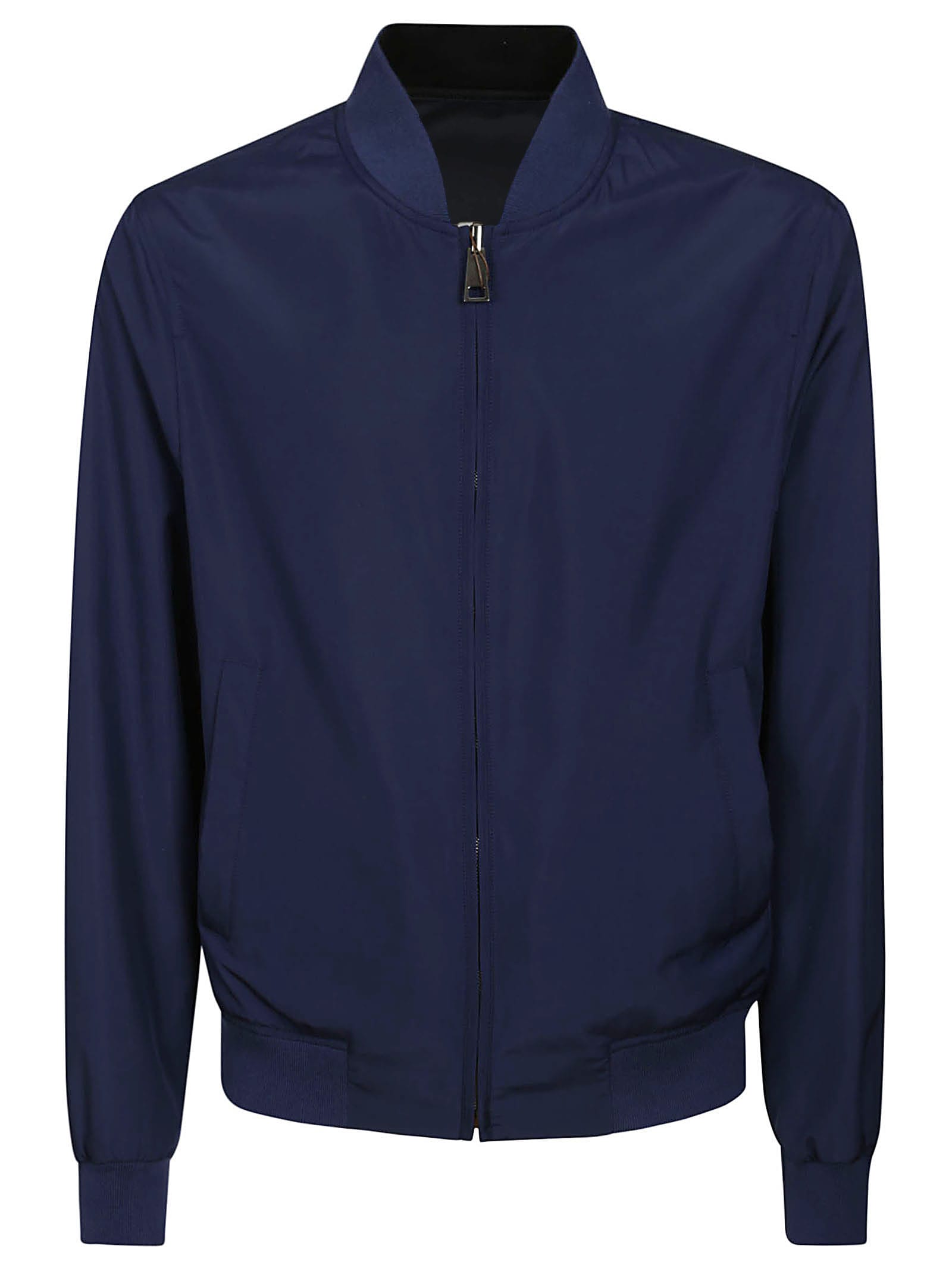 Shop Canali Jacket In Blue