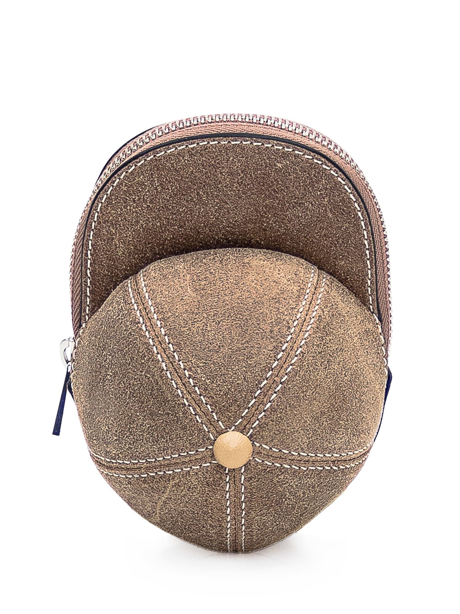 Jw Anderson Mini Cap Bag In Taupe