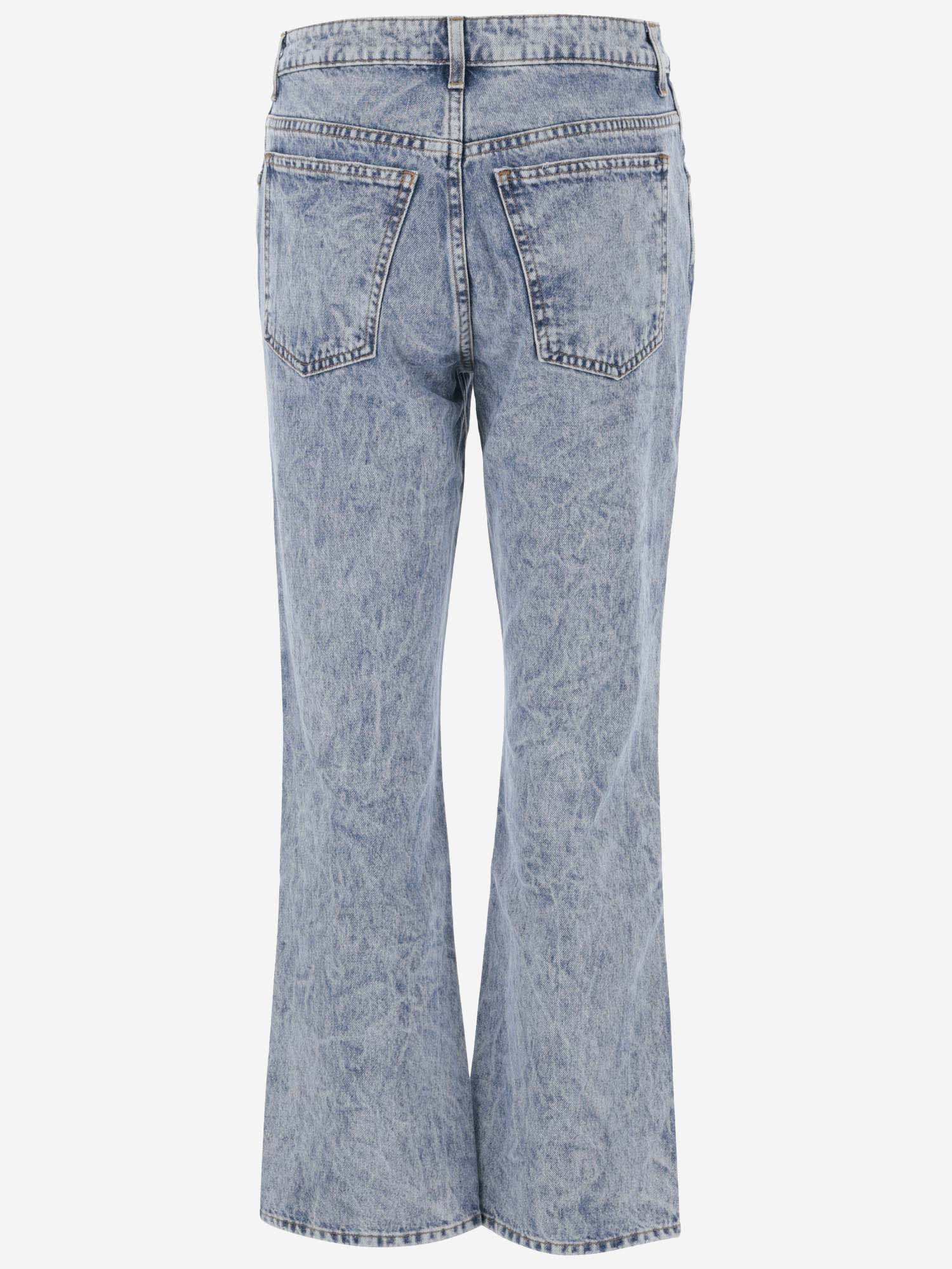 Shop Khaite Cotton Denim Jeans In Bryce
