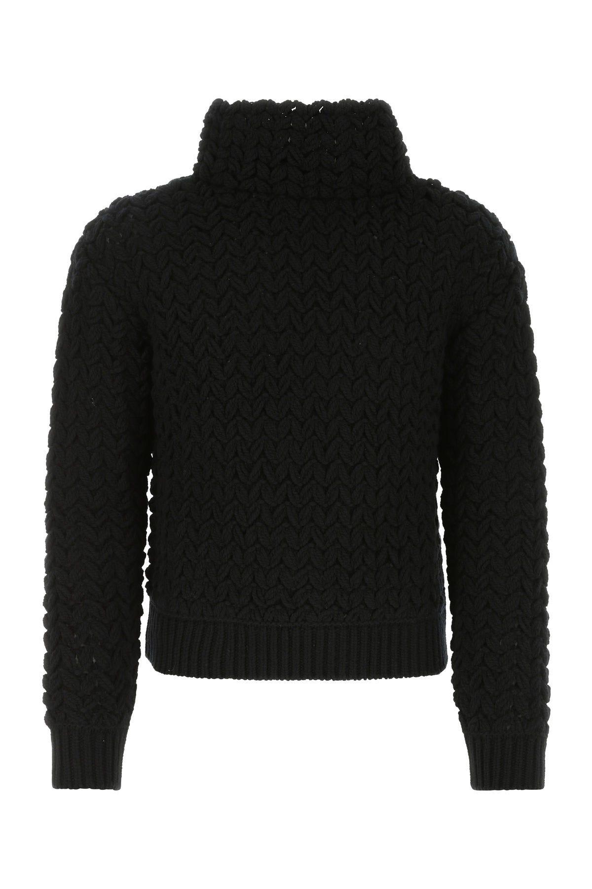 Valentino Black Wool Sweater