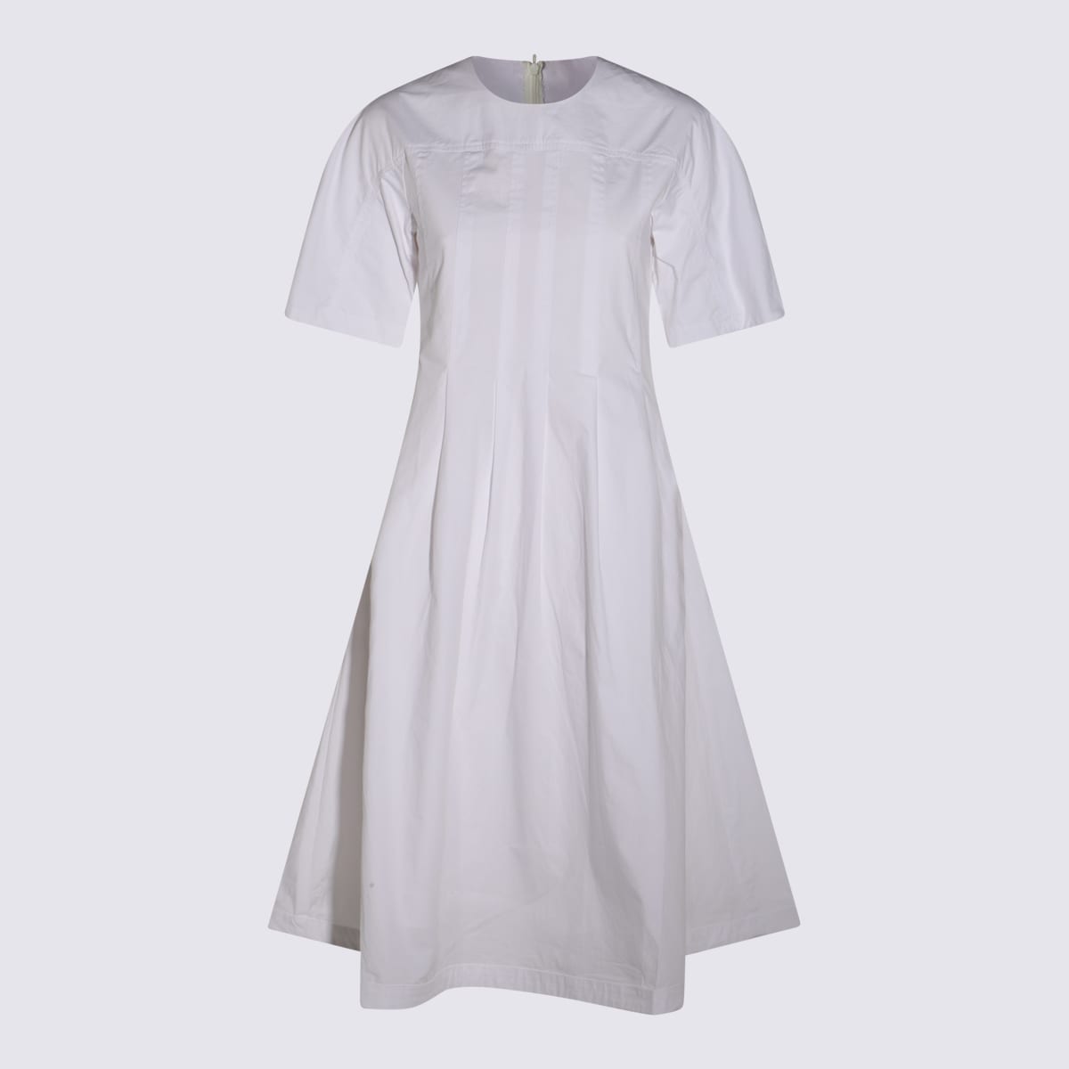 Shop Add White Cotton Midi Dress