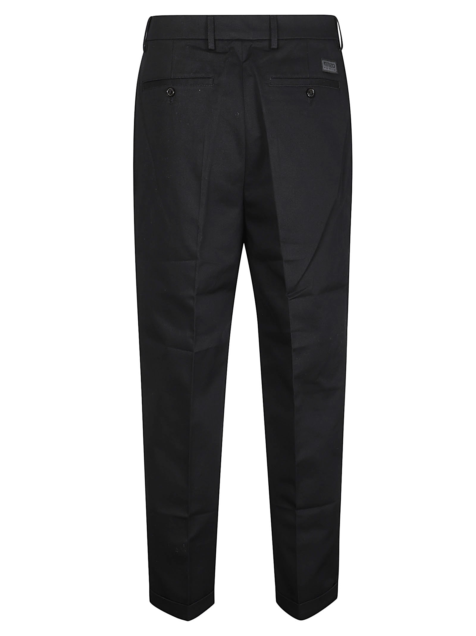 Shop Kenzo Classic Chino Pant In Noir