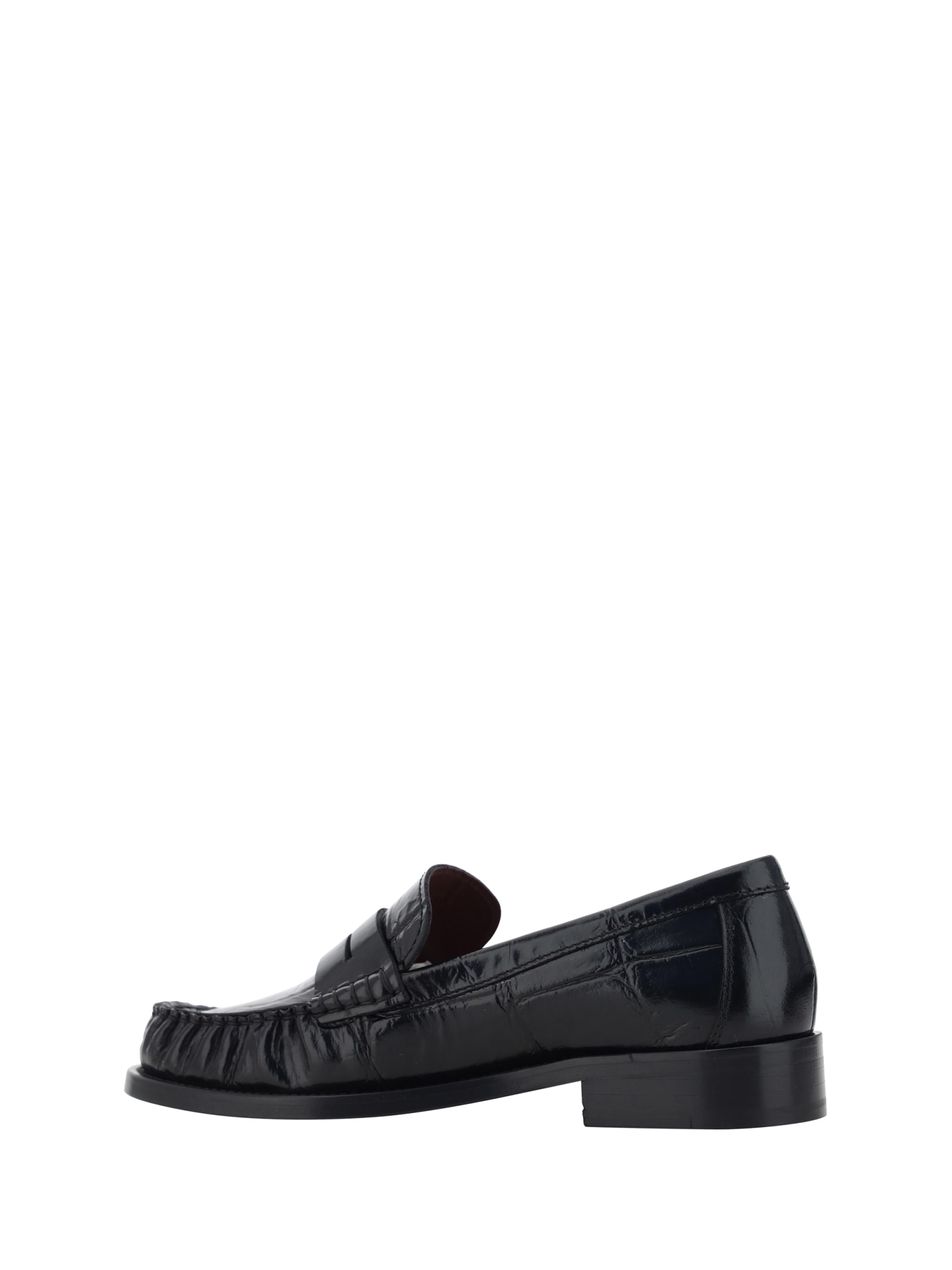 Shop Paris Texas Dylan Loafers In Black