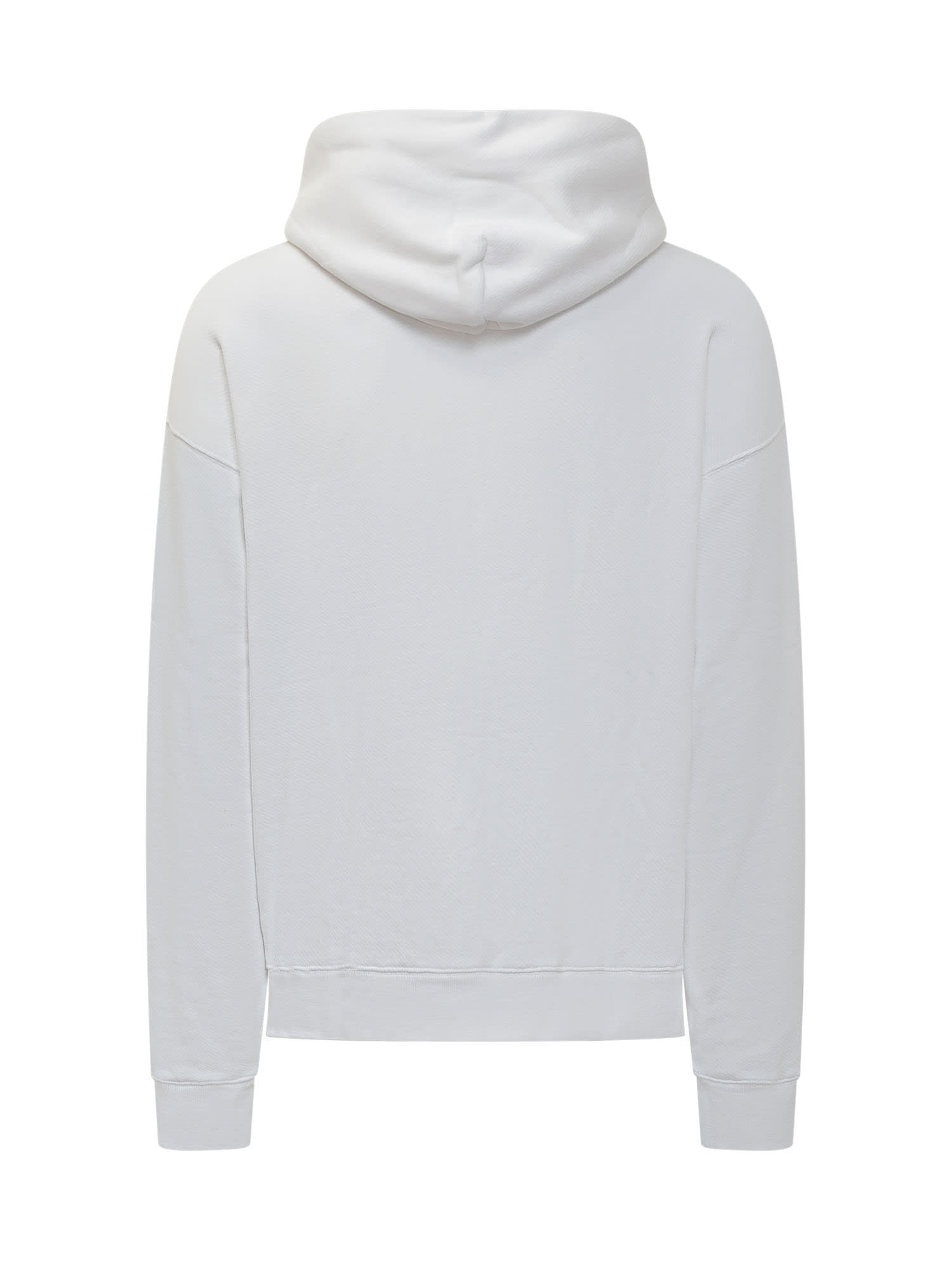 Shop Off-white Hoodie With Logo In White-black