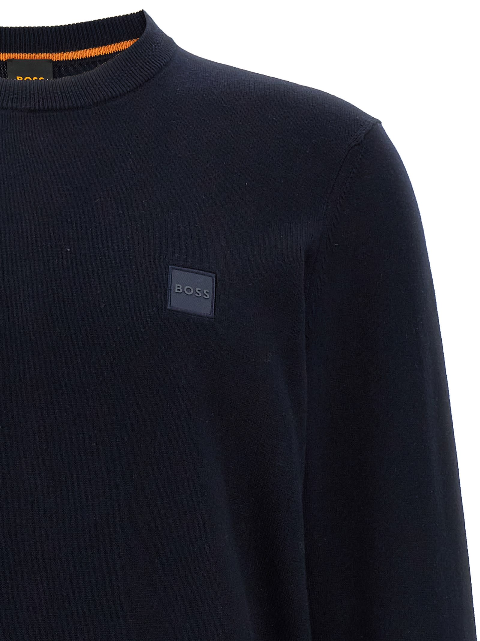 Hugo Boss Blue Kanovano Sweater In Blue