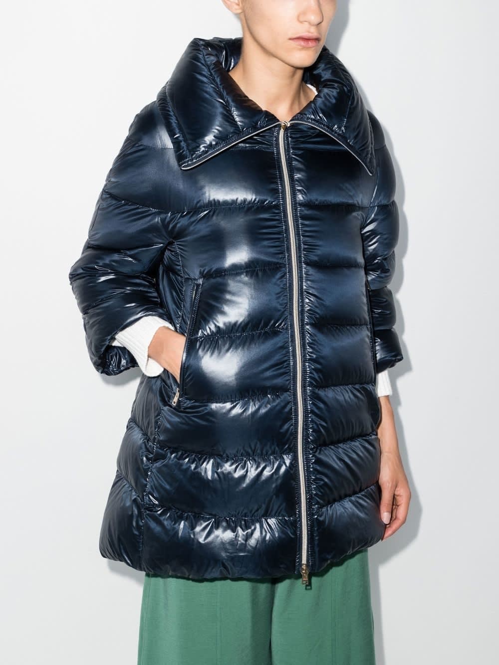 Herno Down Jacket In Blue