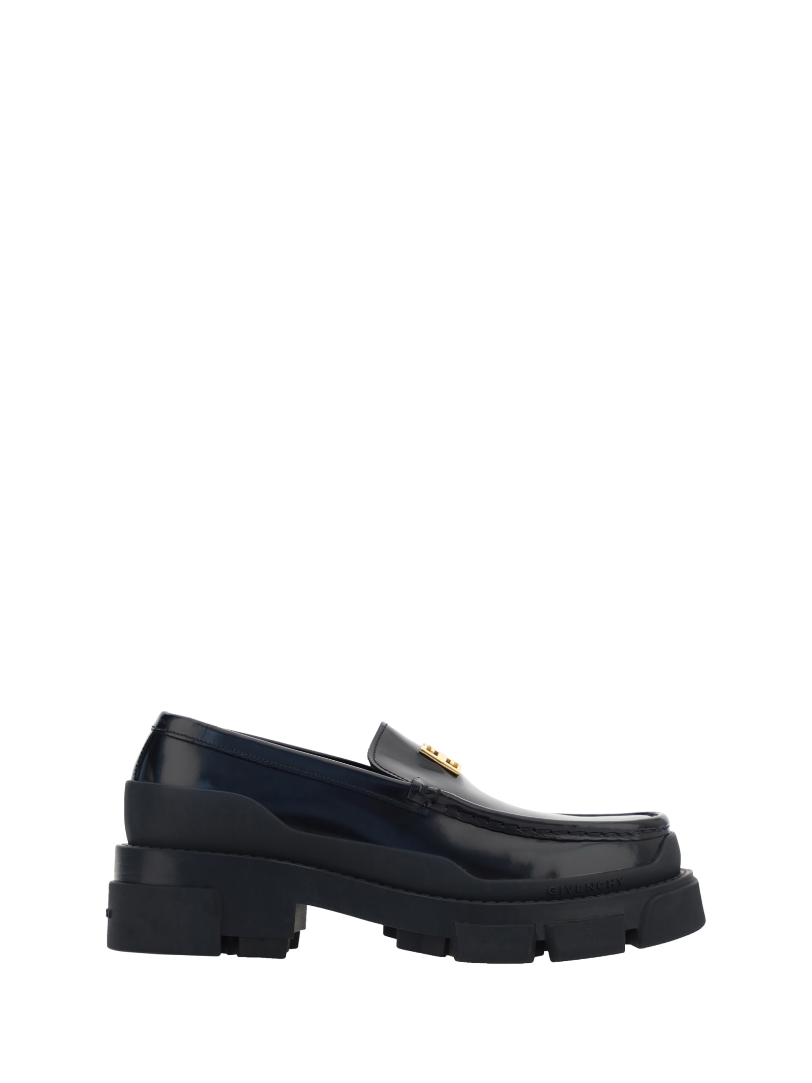 Shop Givenchy Terra Loafers In Black