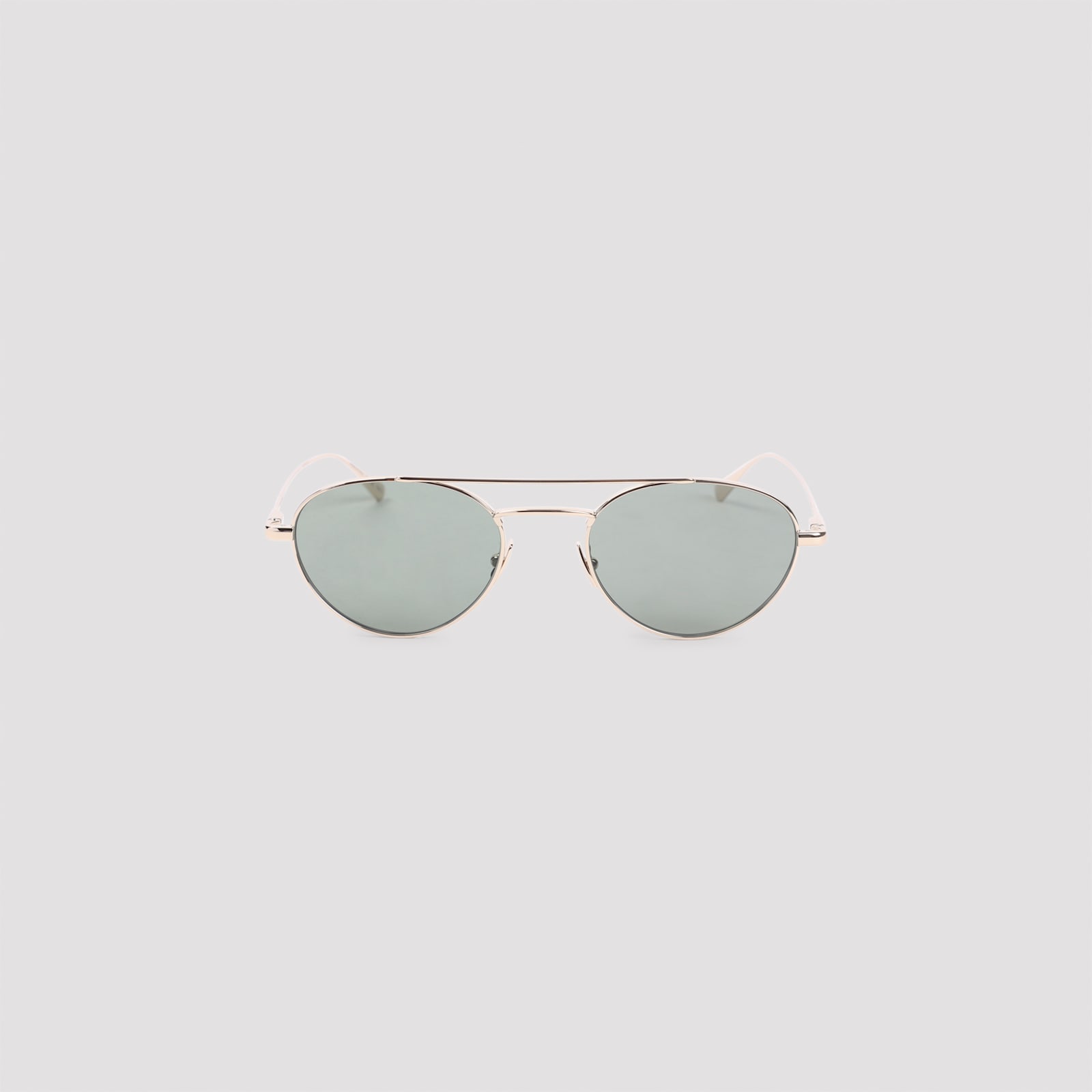 Saint Laurent Sunglasses Metallic In Green
