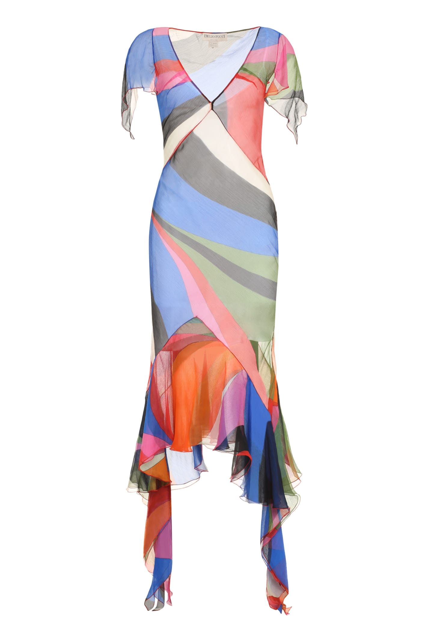 Emilio Pucci Printed Silk Dress
