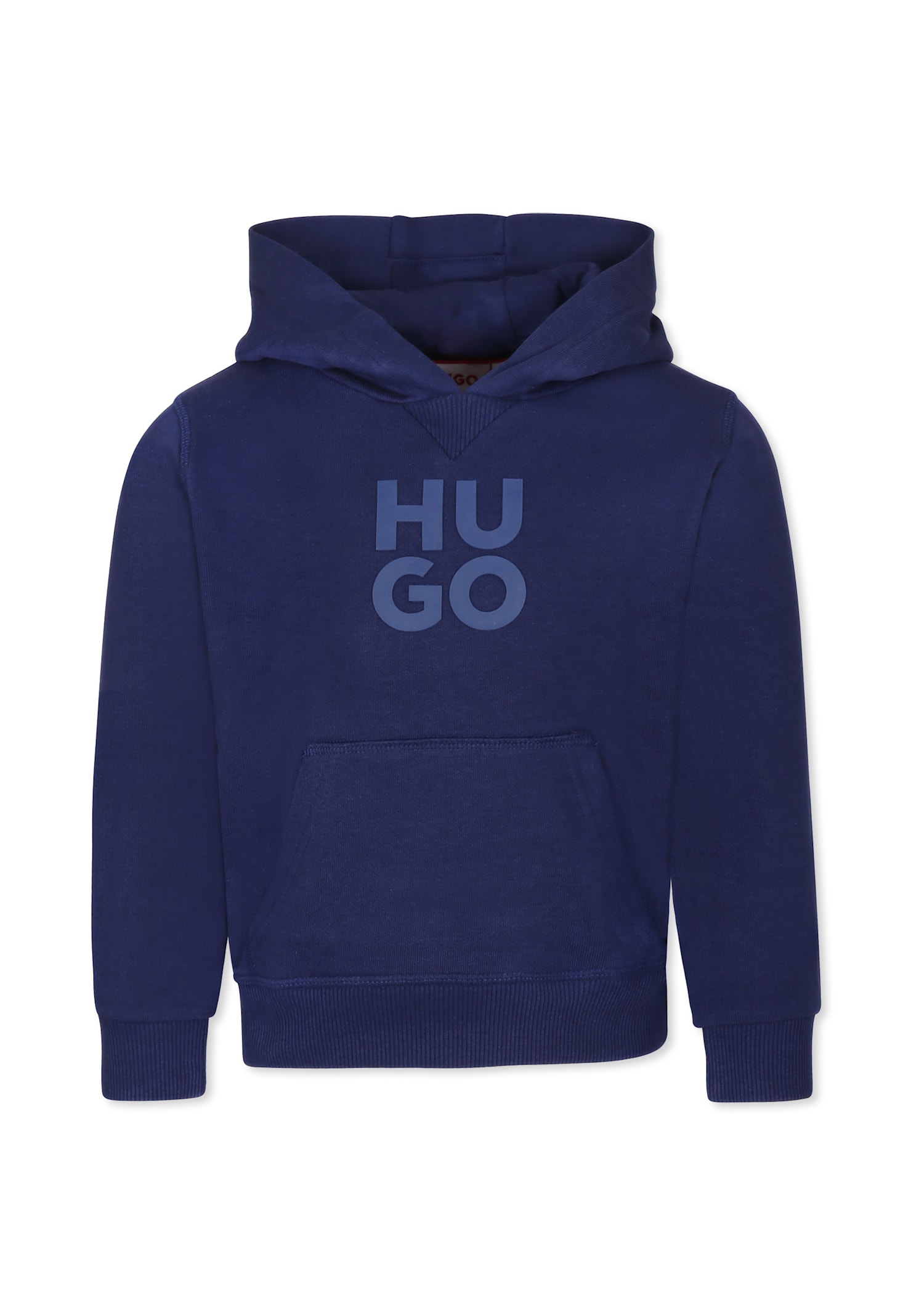 Hugo Boss Blue Sweatshirt For Boy With Logo In Blue